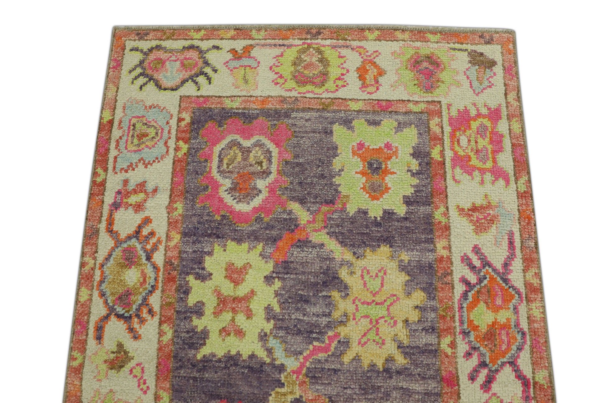 Turkish Oushak Rug 2'9" x 4'9" #88