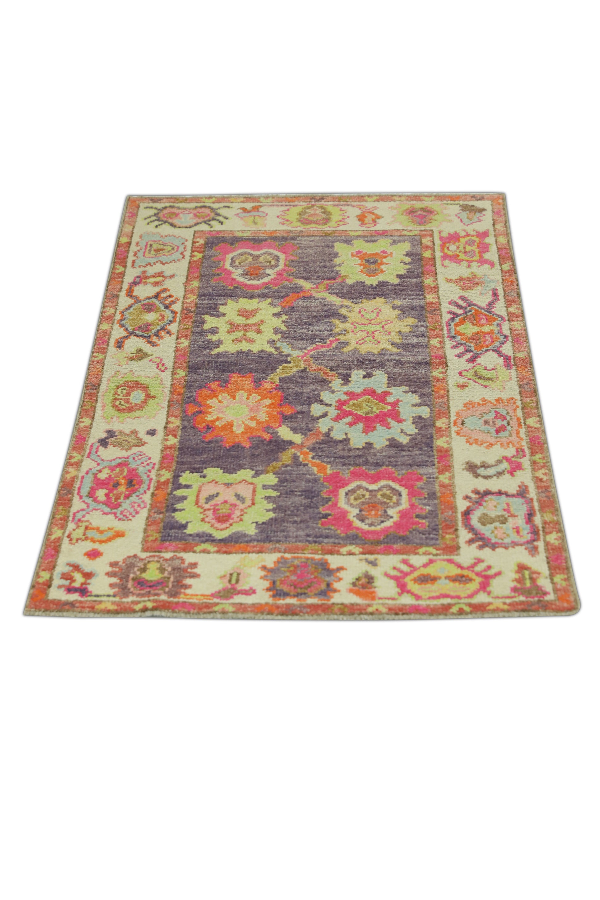 Turkish Oushak Rug 2'9" x 4'9" #88