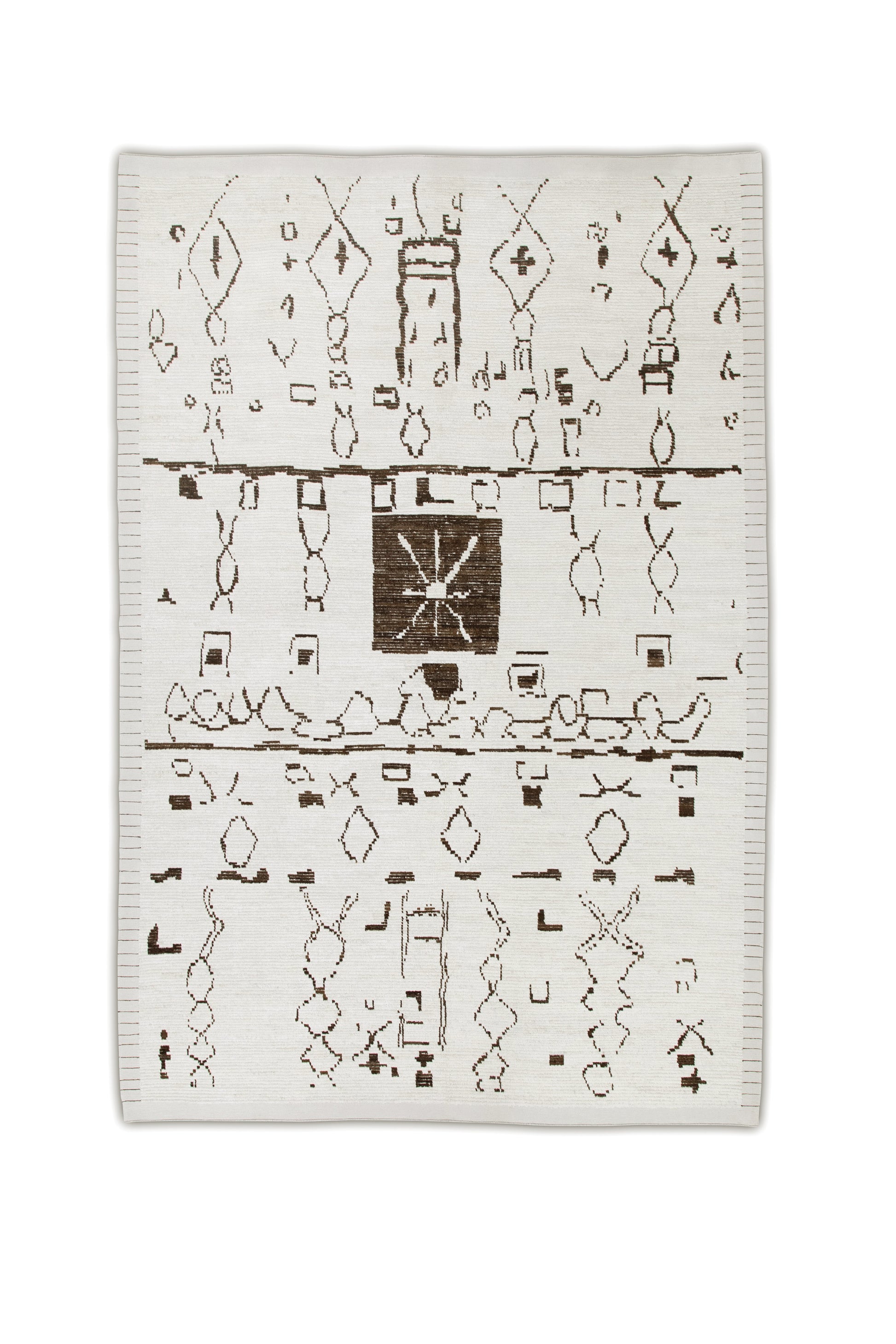 Turkish Tulu Rug Hand Knotted 9' x 12'9" #6466