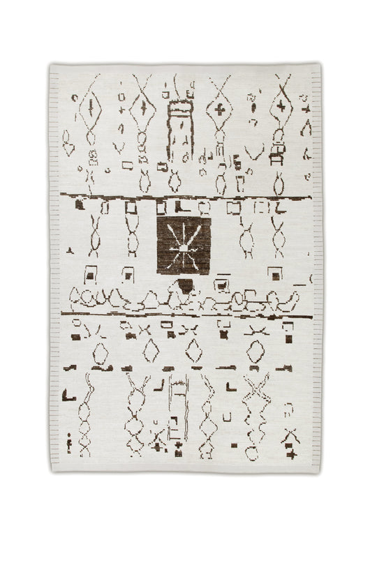 #6466 Turkish Modern Tulu Rug 9' x 12'9"