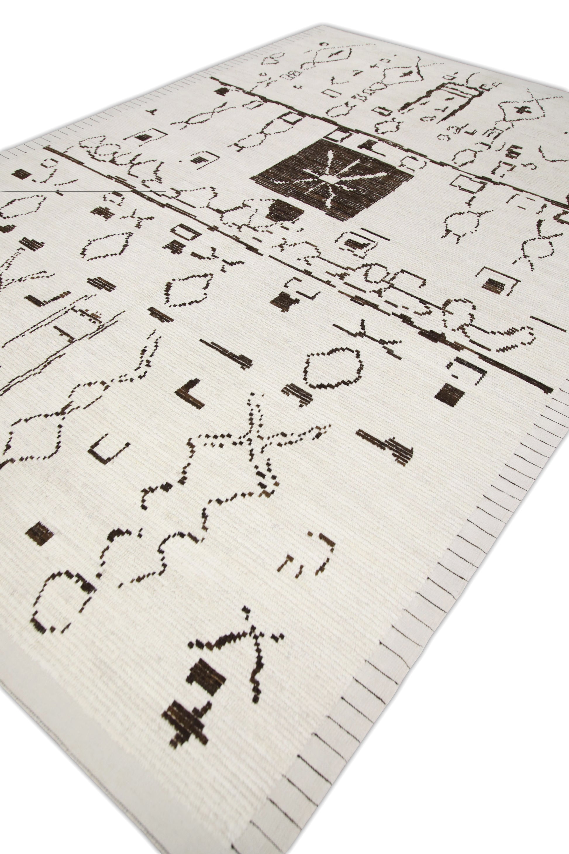 Turkish Tulu Rug Hand Knotted 9' x 12'9" #6466