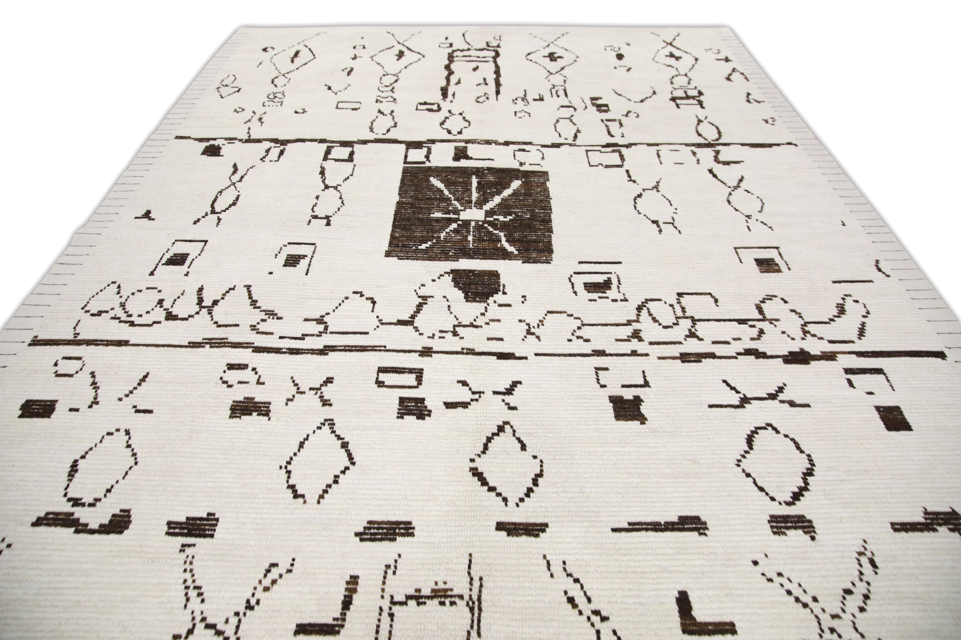 Turkish Tulu Rug Hand Knotted 9' x 12'9" #6466