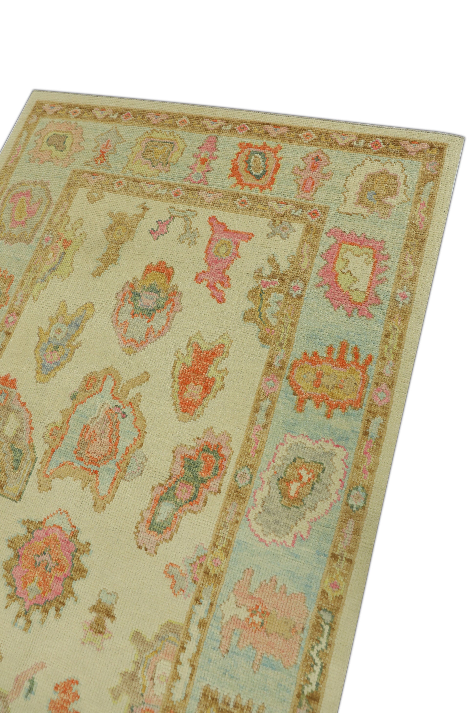 Turkish Oushak Rug 4'2" x 6'2" #10