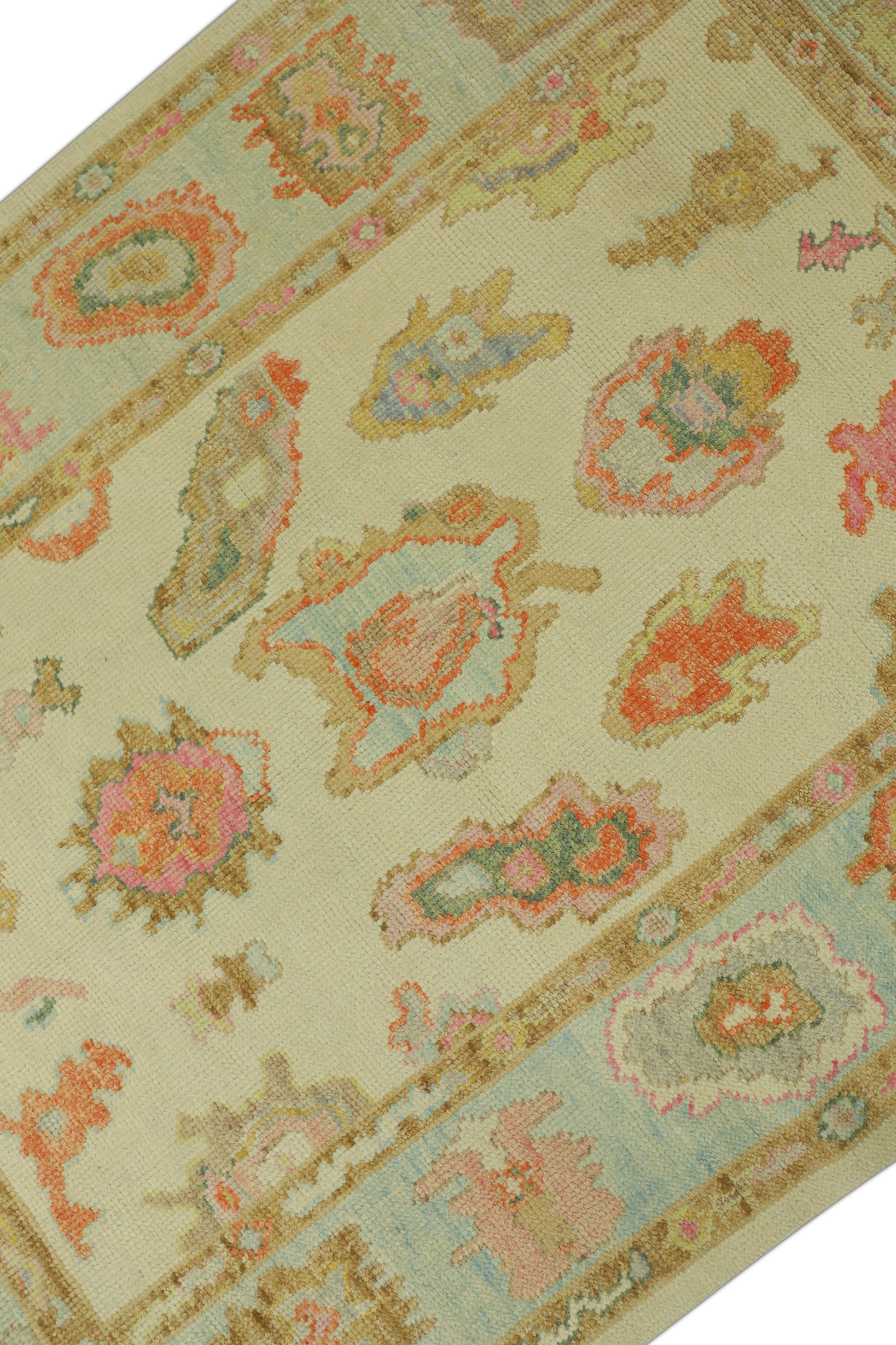Turkish Oushak Rug 4'2" x 6'2" #10
