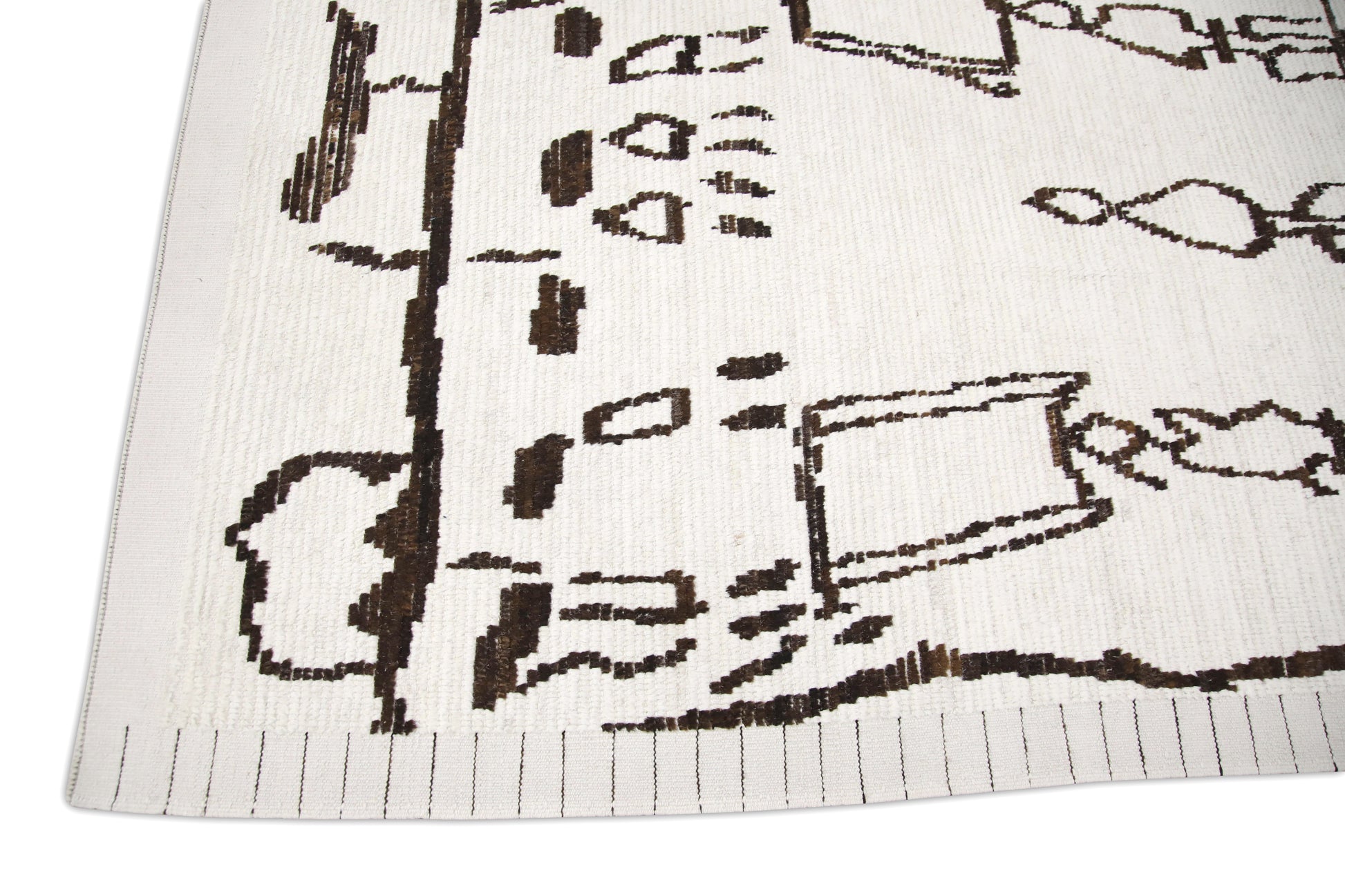 Turkish Tulu Rug Hand Knotted 9' x 12'5" #6210