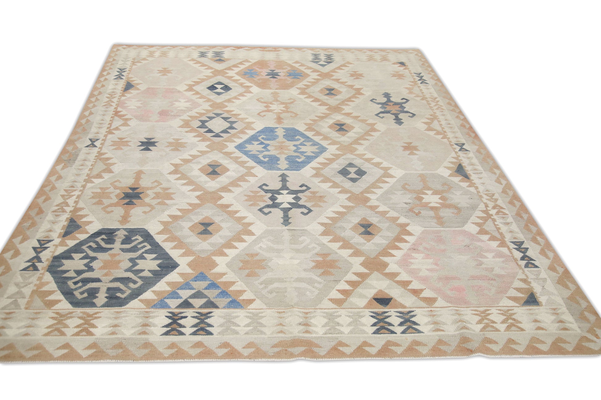 Oriental Flatweave Turkish Kilim 8'2" x 10'2" #5011