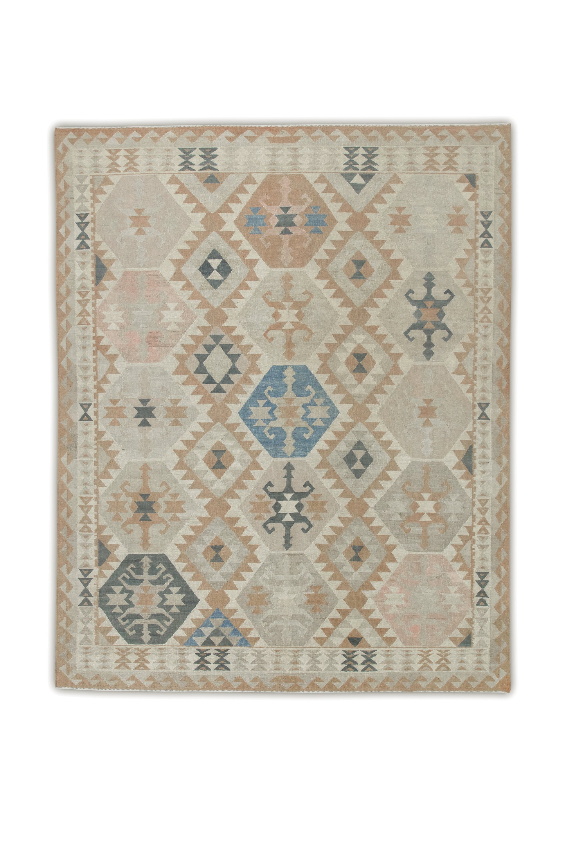 Oriental Flatweave Turkish Kilim 8'2" x 10'2" #5011