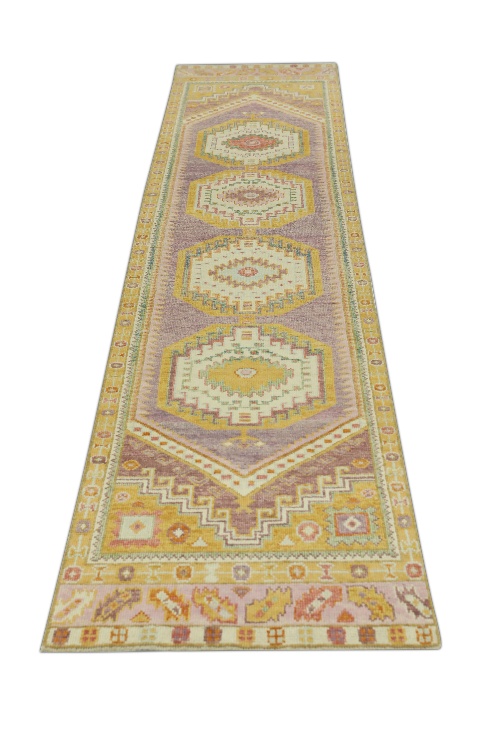 Turkish Oushak Rug 2'10" x 12'10" #56