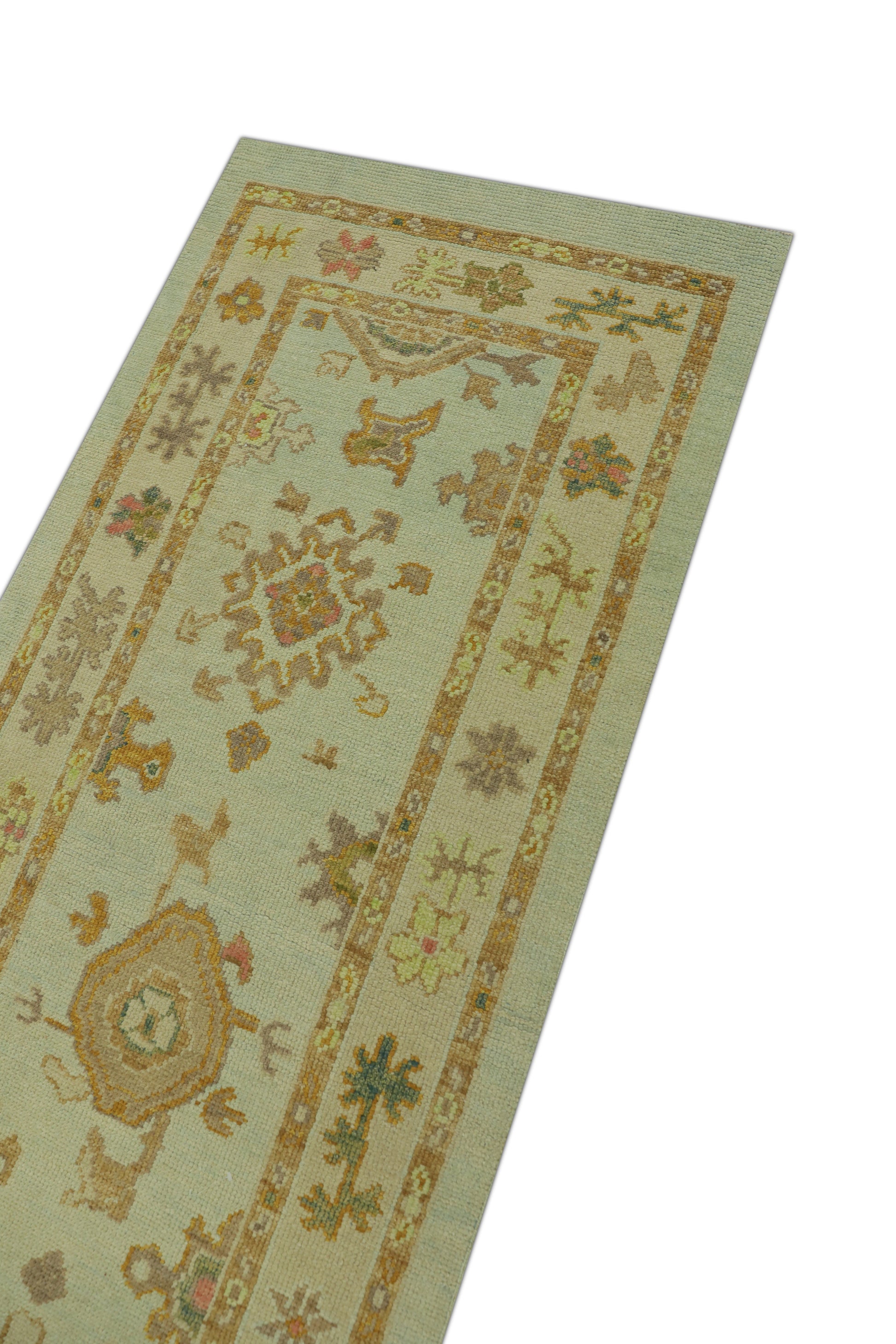 Turkish Oushak Rug 2'10" x 6'11" #1489