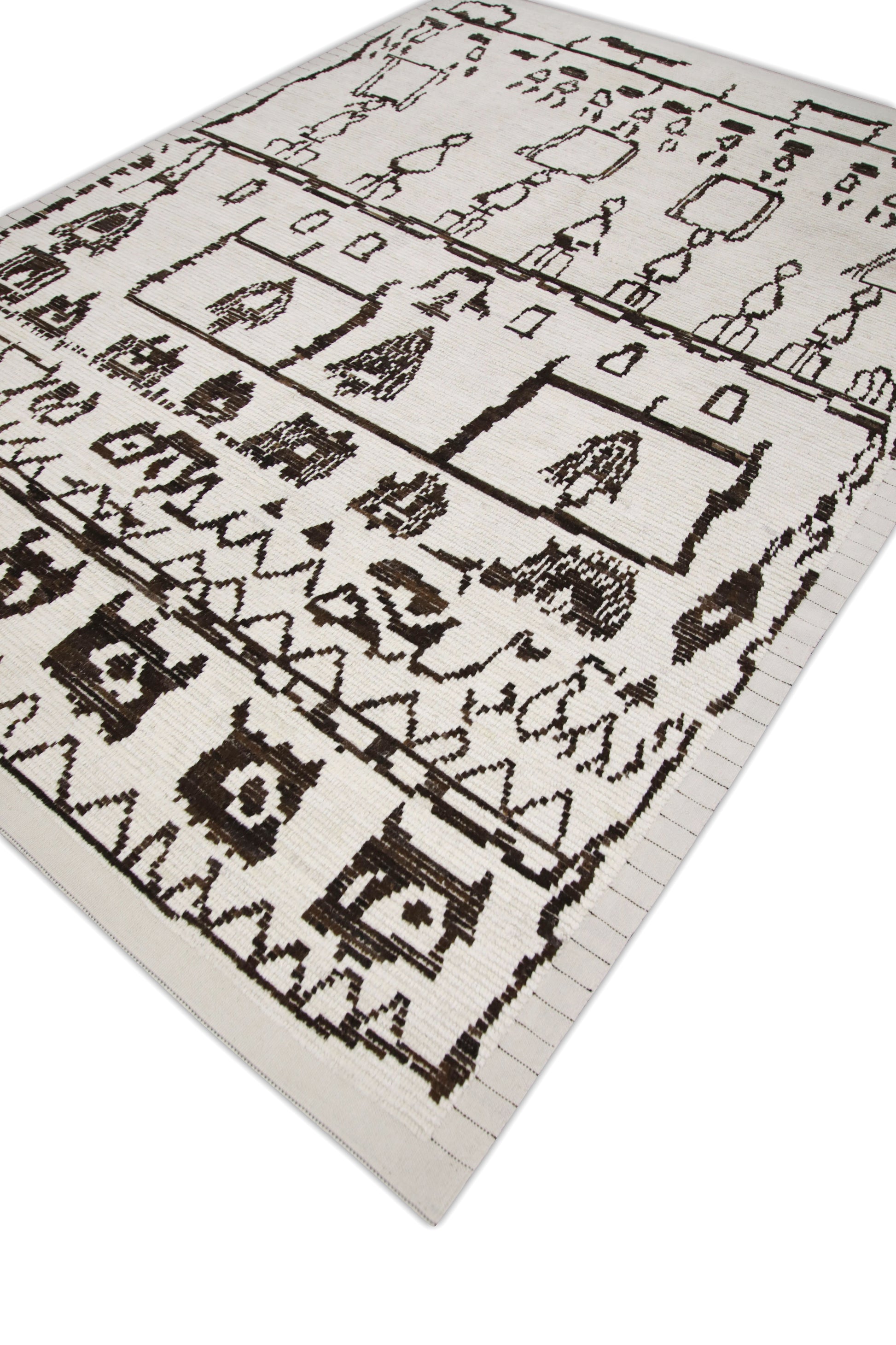 Turkish Tulu Rug Hand Knotted 7'8" x 10'1" #6216