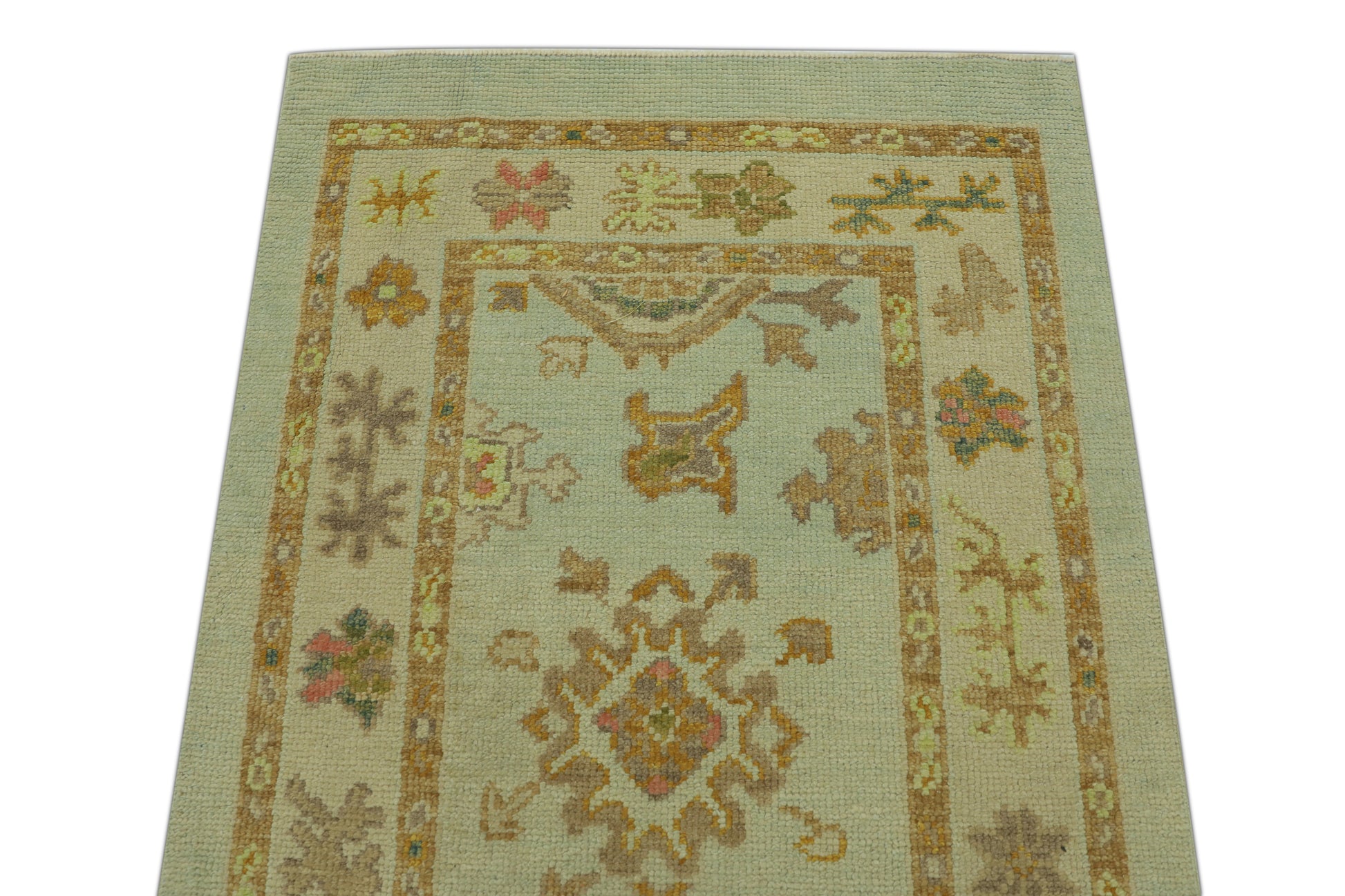 Turkish Oushak Rug 2'10" x 6'11" #1489