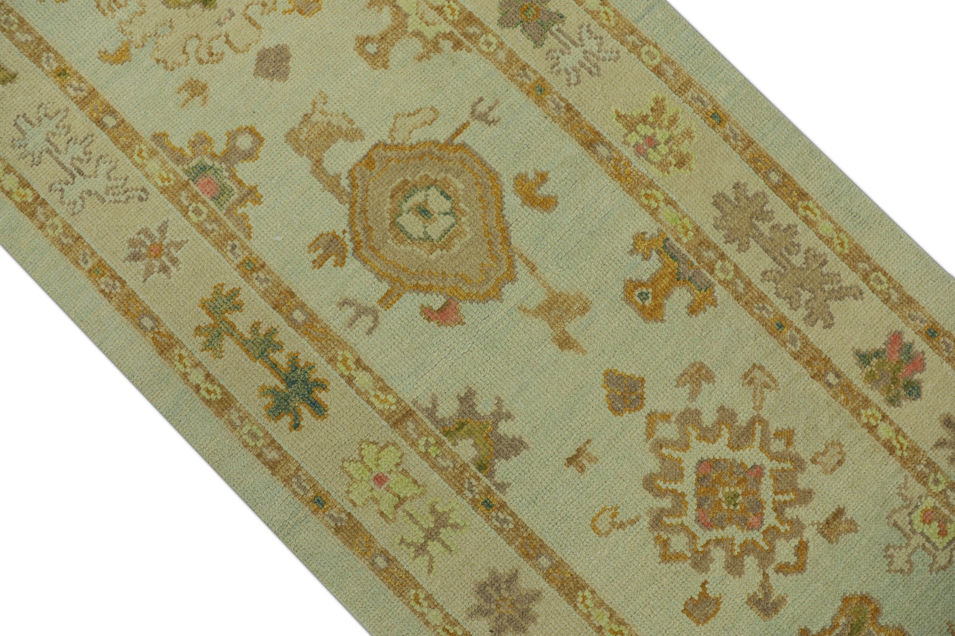 Turkish Oushak Rug 2'10" x 6'11" #1489