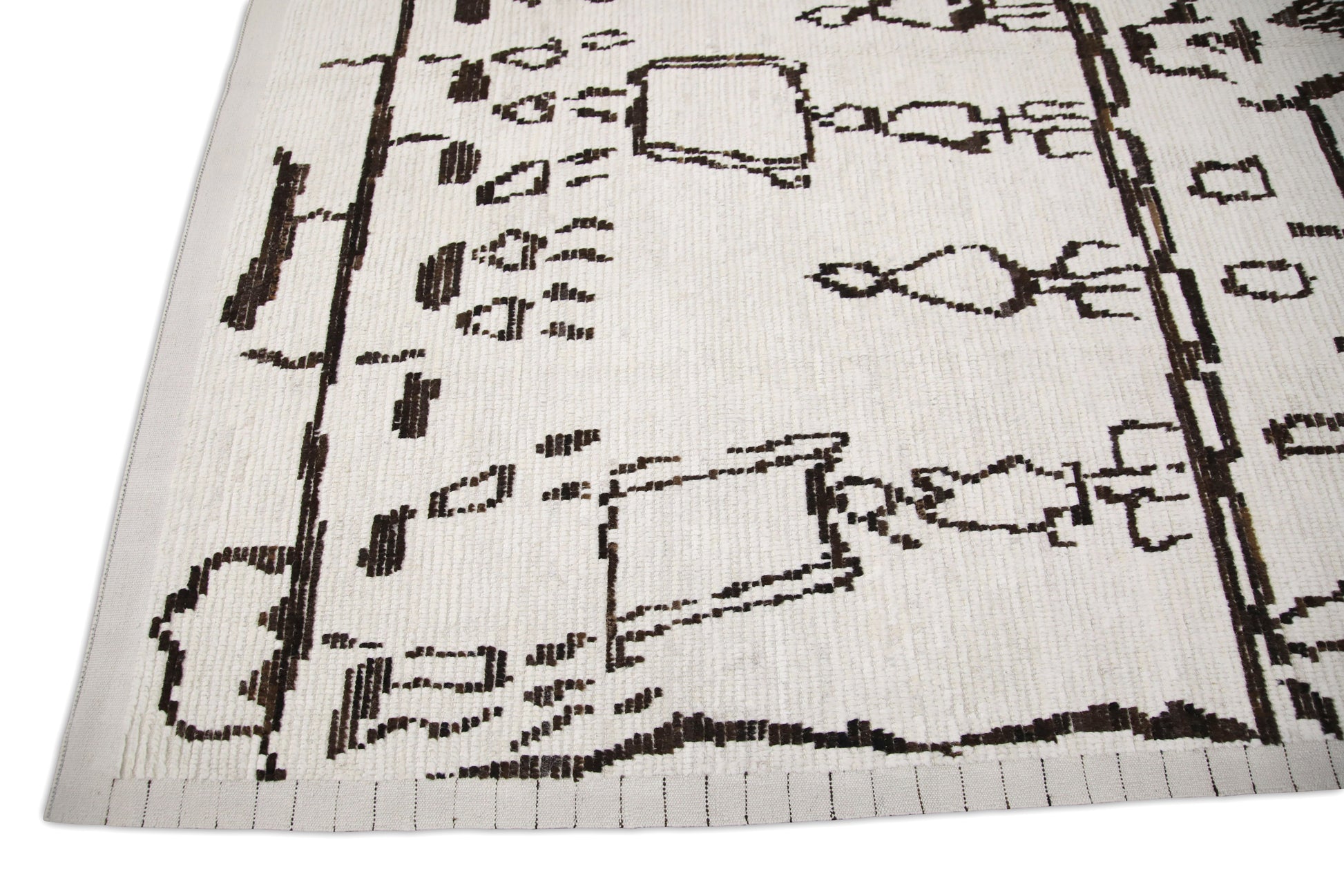 Turkish Tulu Rug Hand Knotted 7'8" x 10'1" #6216