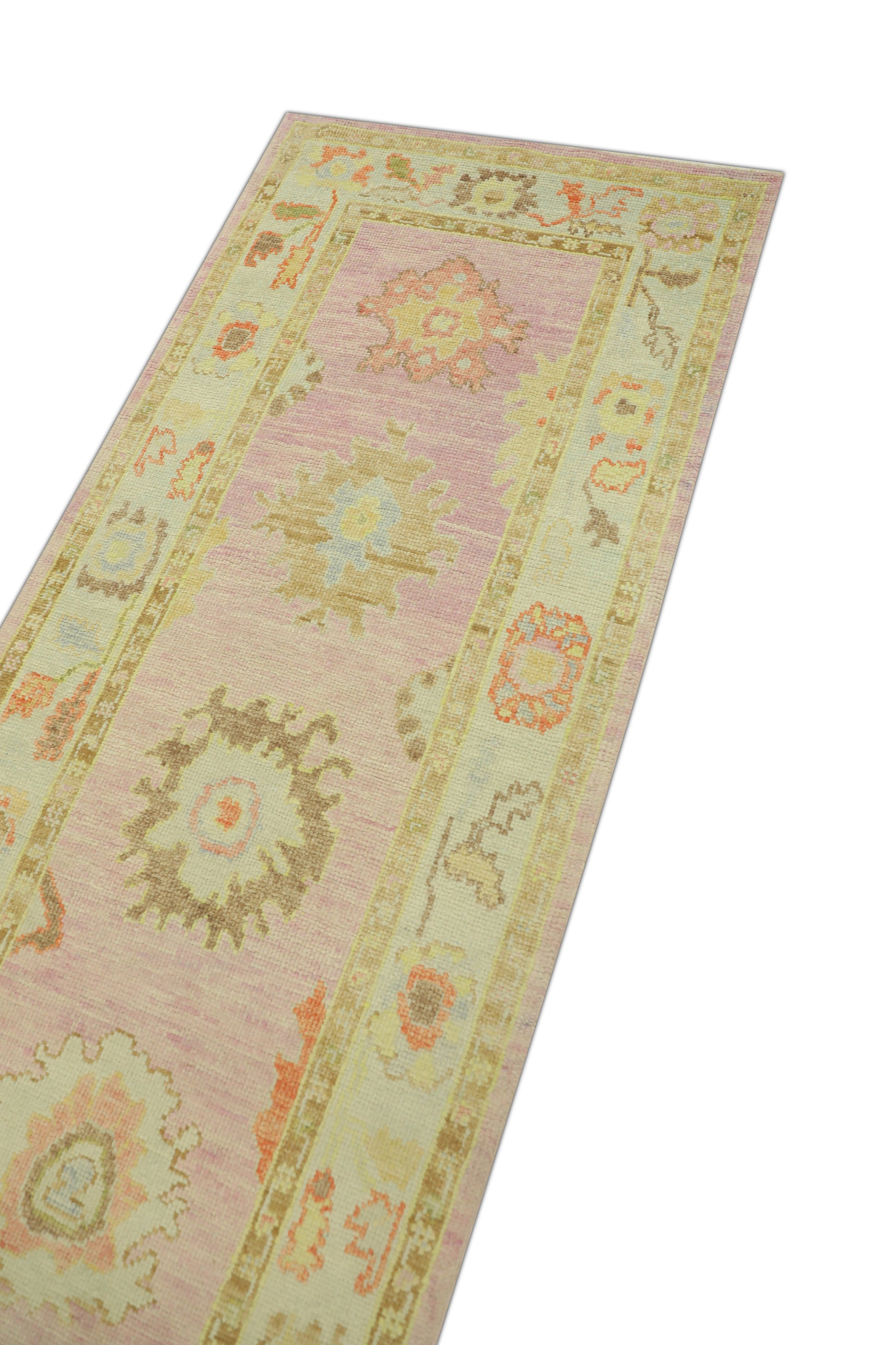 Turkish Oushak Rug 3'1" x 12' #500