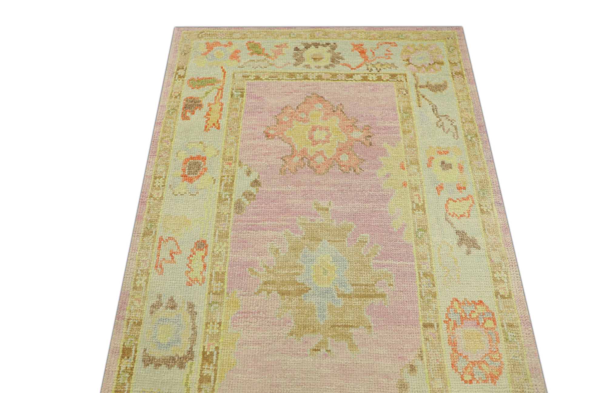 Turkish Oushak Rug 3'1" x 12' #500