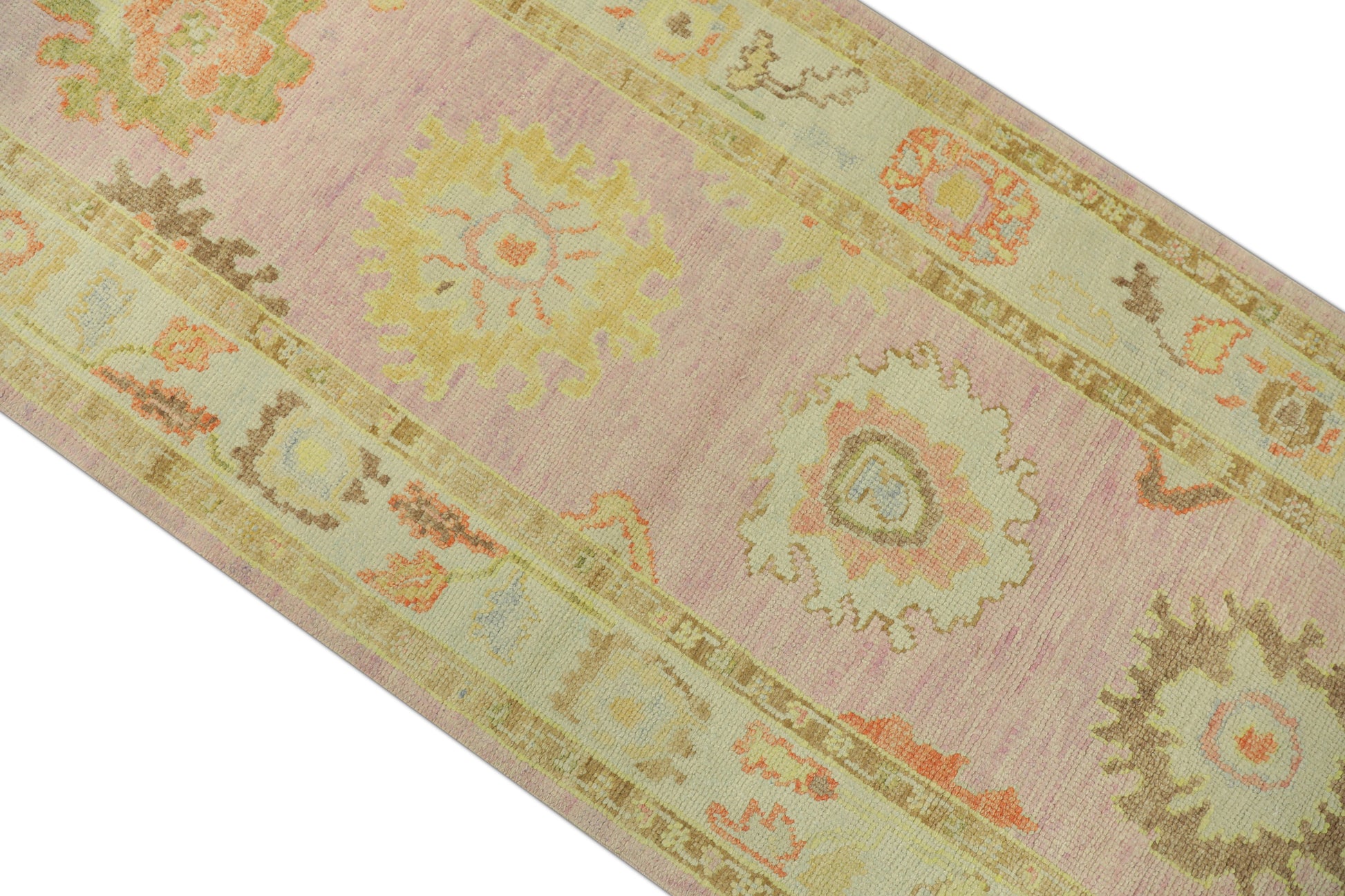 Turkish Oushak Rug 3'1" x 12' #500