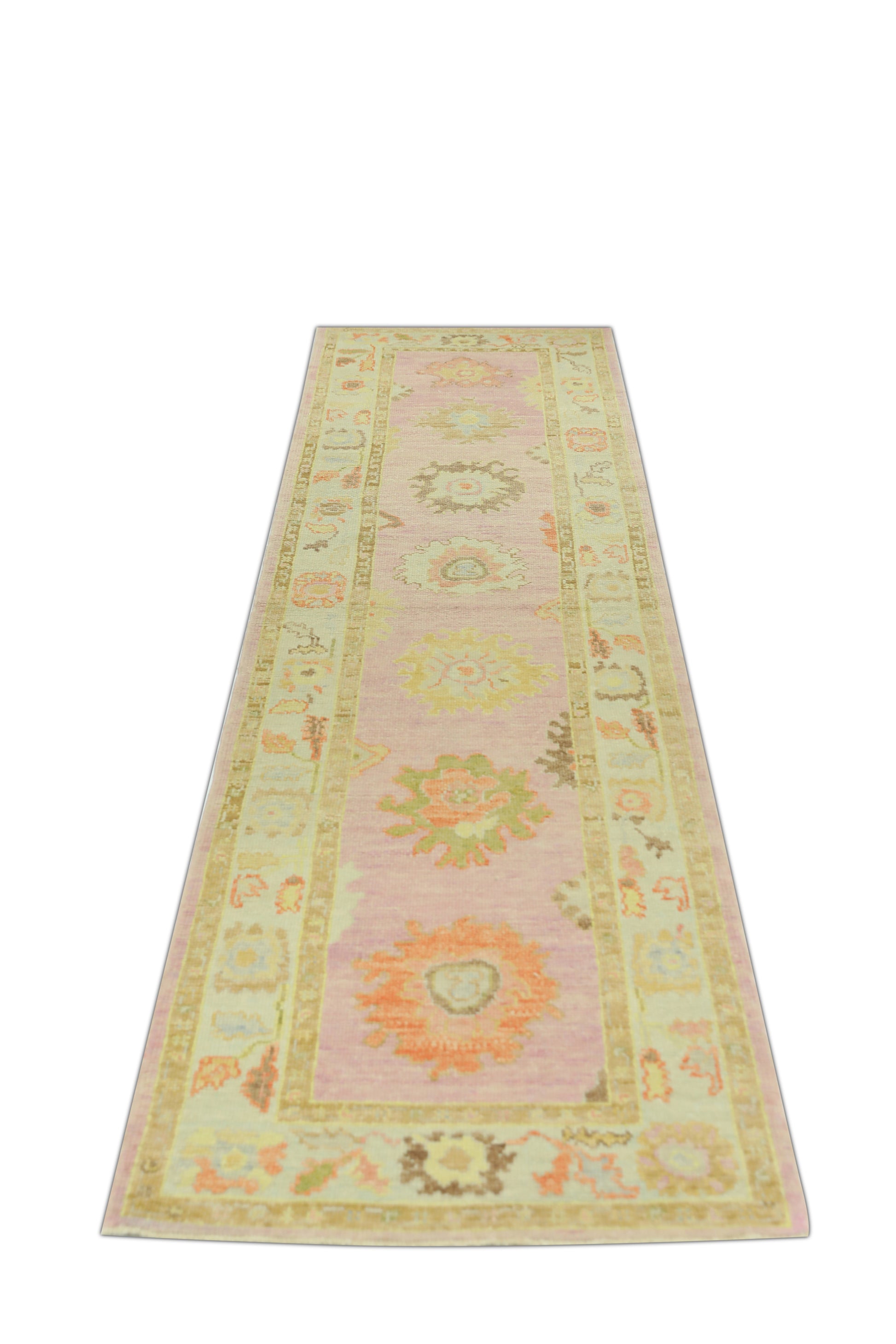 Turkish Oushak Rug 3'1" x 12' #500