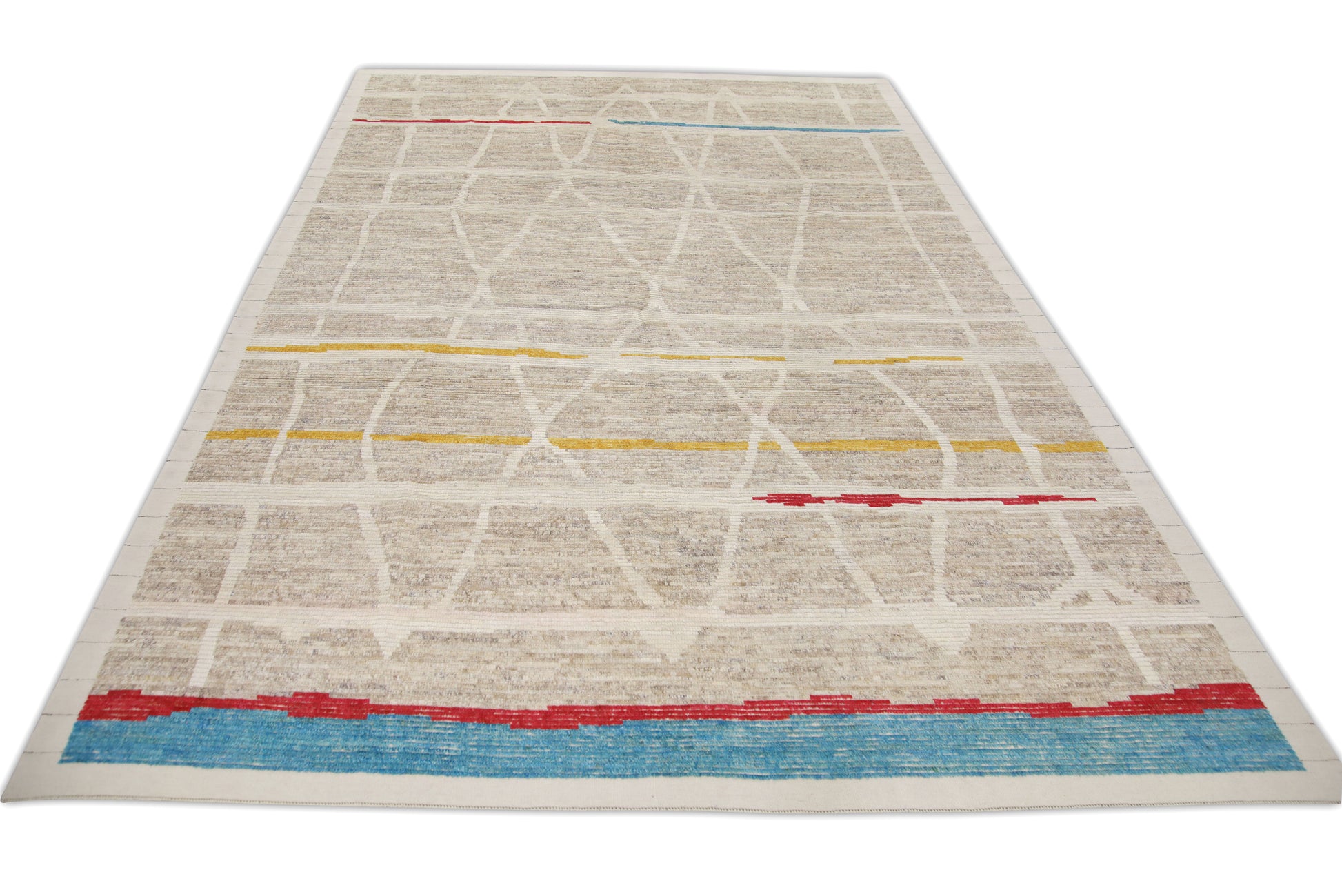Turkish Tulu Rug Hand Knotted 8'8" x 12'3" #6797