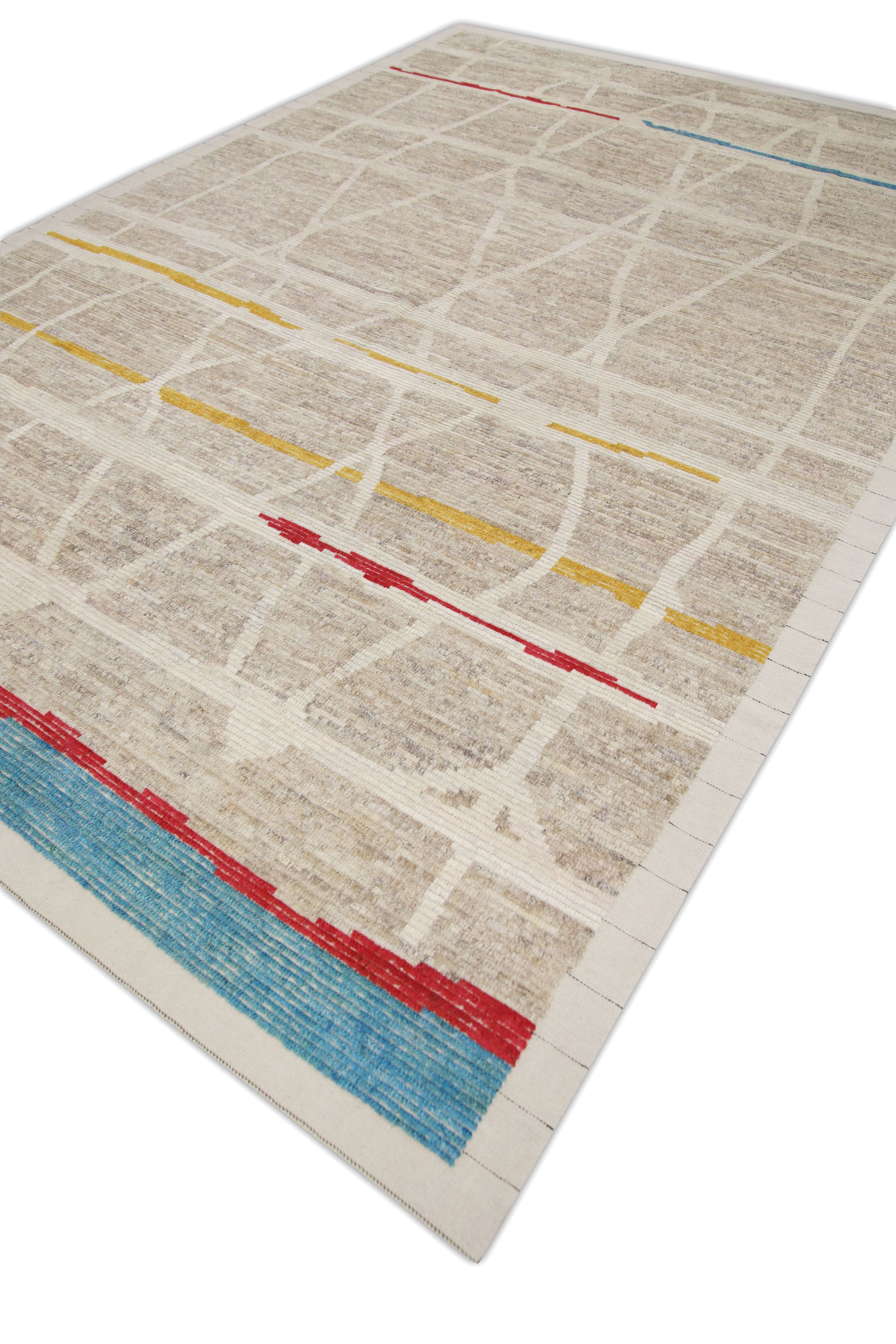 Turkish Tulu Rug Hand Knotted 8'8" x 12'3" #6797