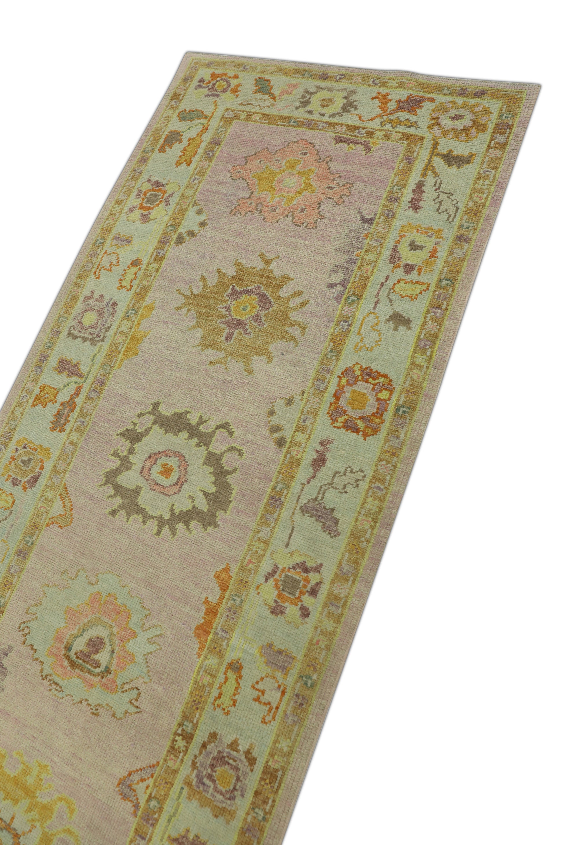 Turkish Oushak Rug 3'2" x 9'2" #92