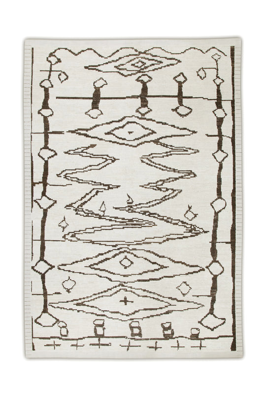 #6213 Hand Knotted Turkish Modern Tulu Rug 9' x 12'6"