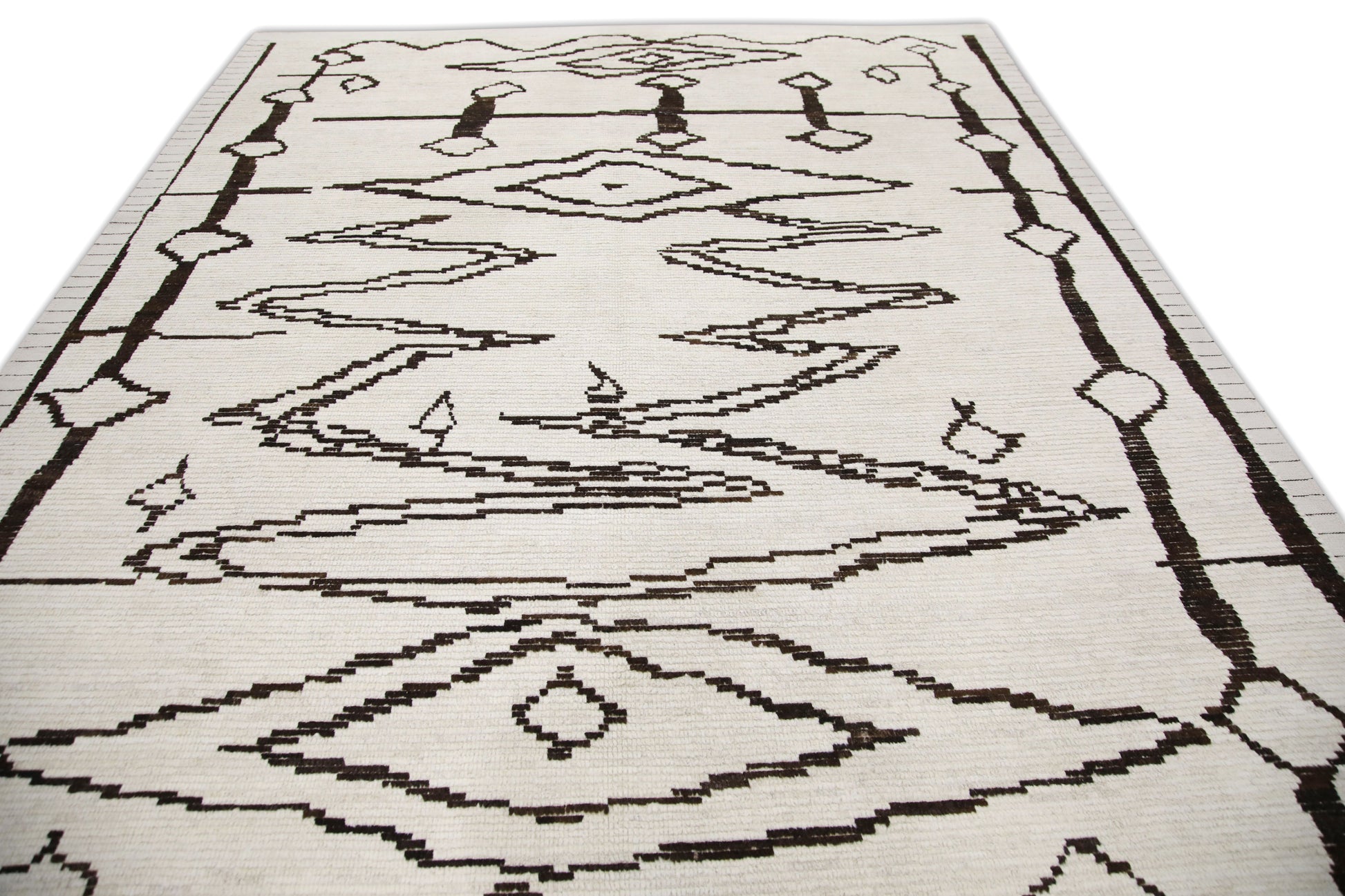 Turkish Tulu Rug Hand Knotted 9' x 12'6" #6213