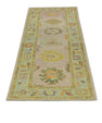 Turkish Oushak Rug 3'2" x 9'2" #92