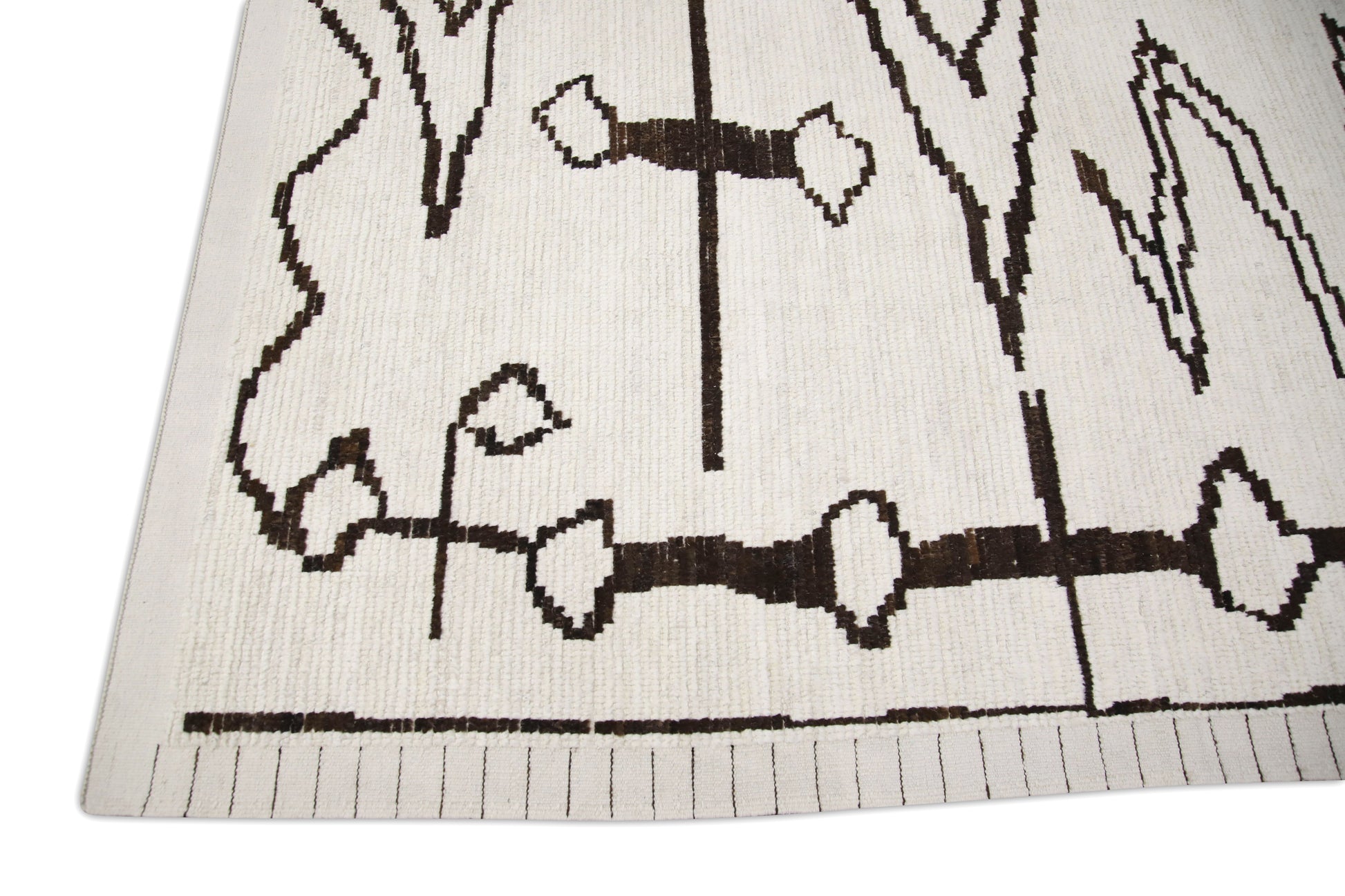 Turkish Tulu Rug Hand Knotted 9' x 12'6" #6213