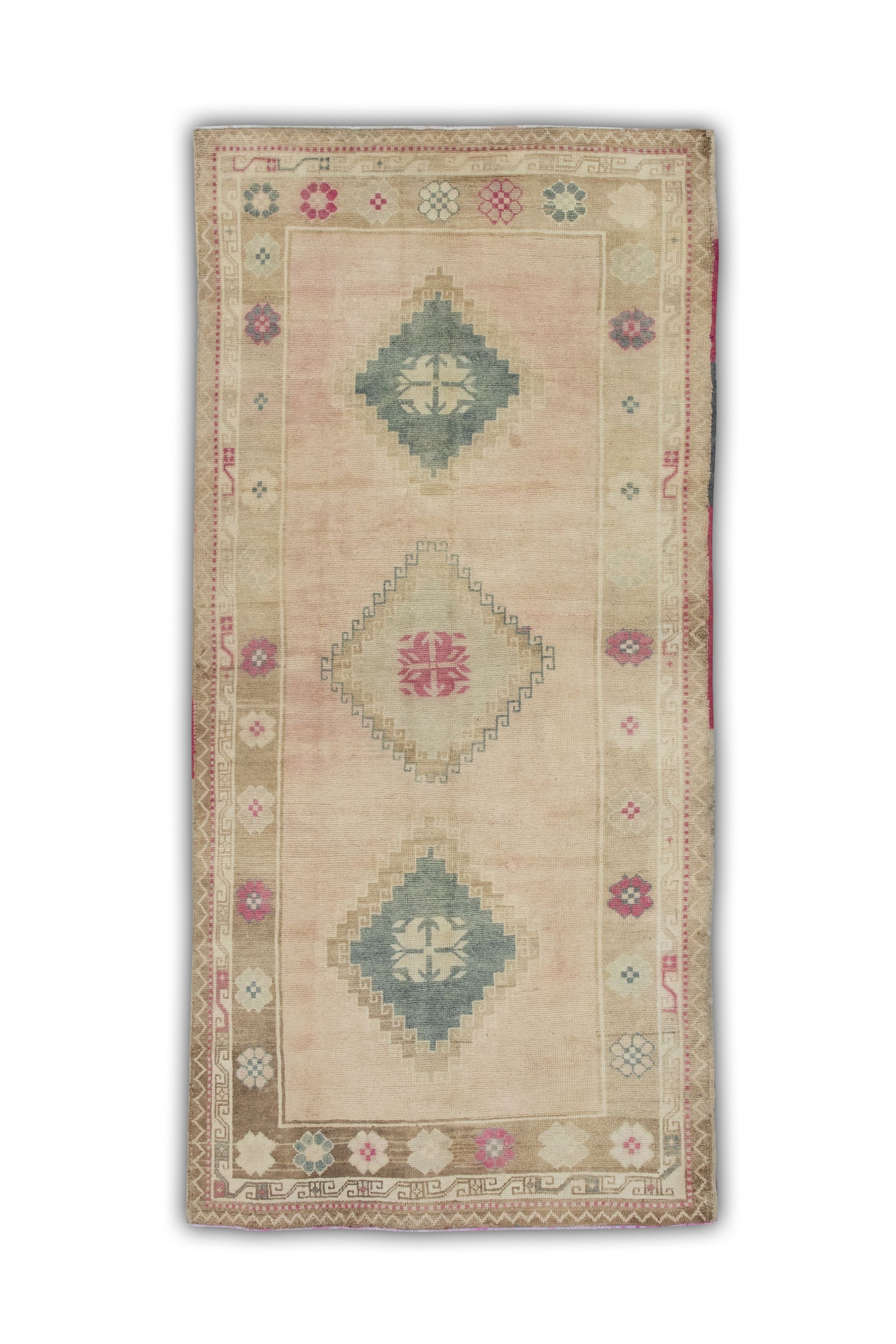 Turkish Vintage Anatolian Rug  4'4" x 9'1" #250