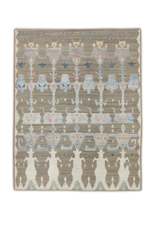 #6010 Oriental Flat Weave Turkish Kilim 9'8" x 12'