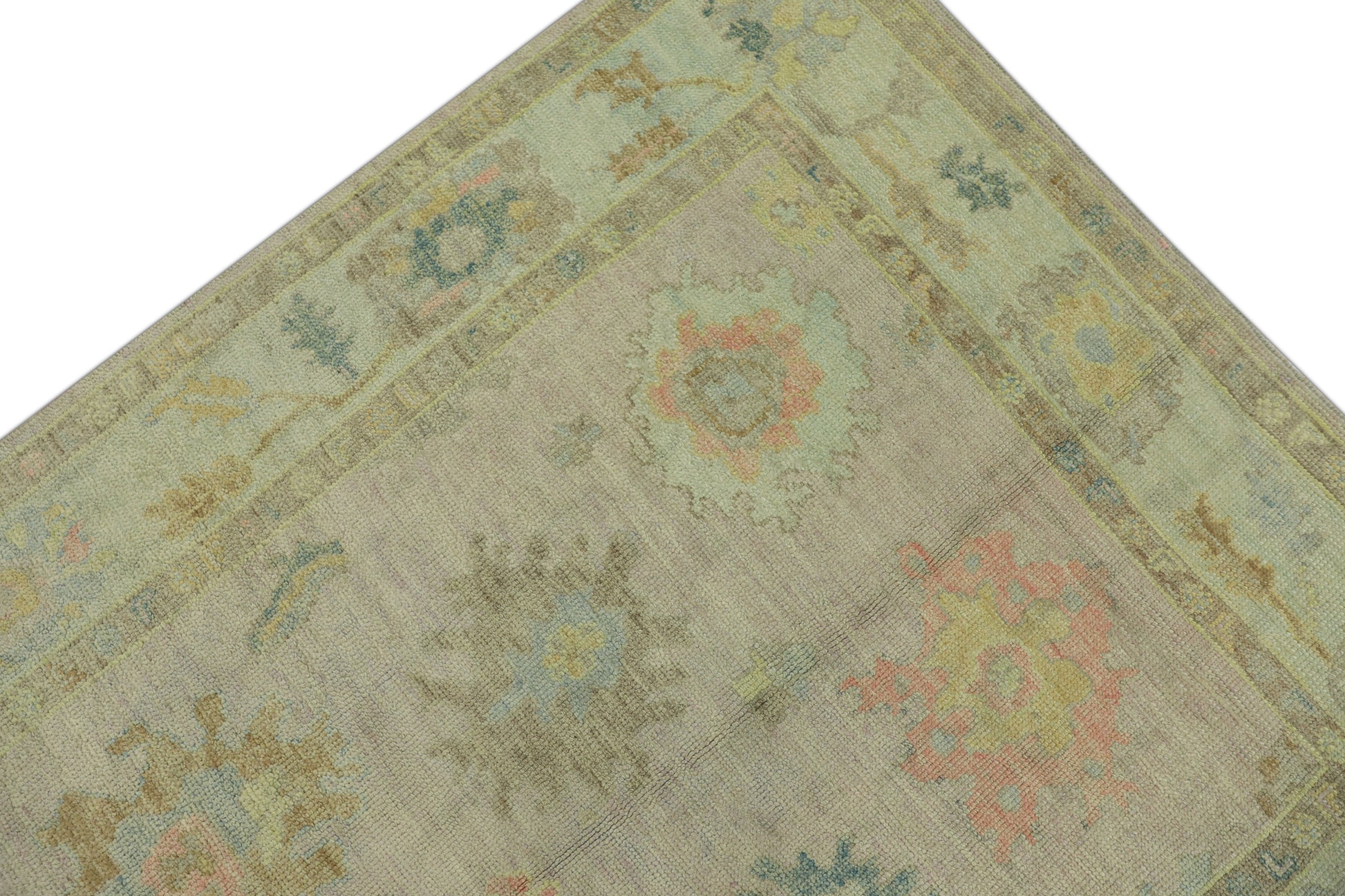 Turkish Oushak Rug 5'1" x 6'11" #503