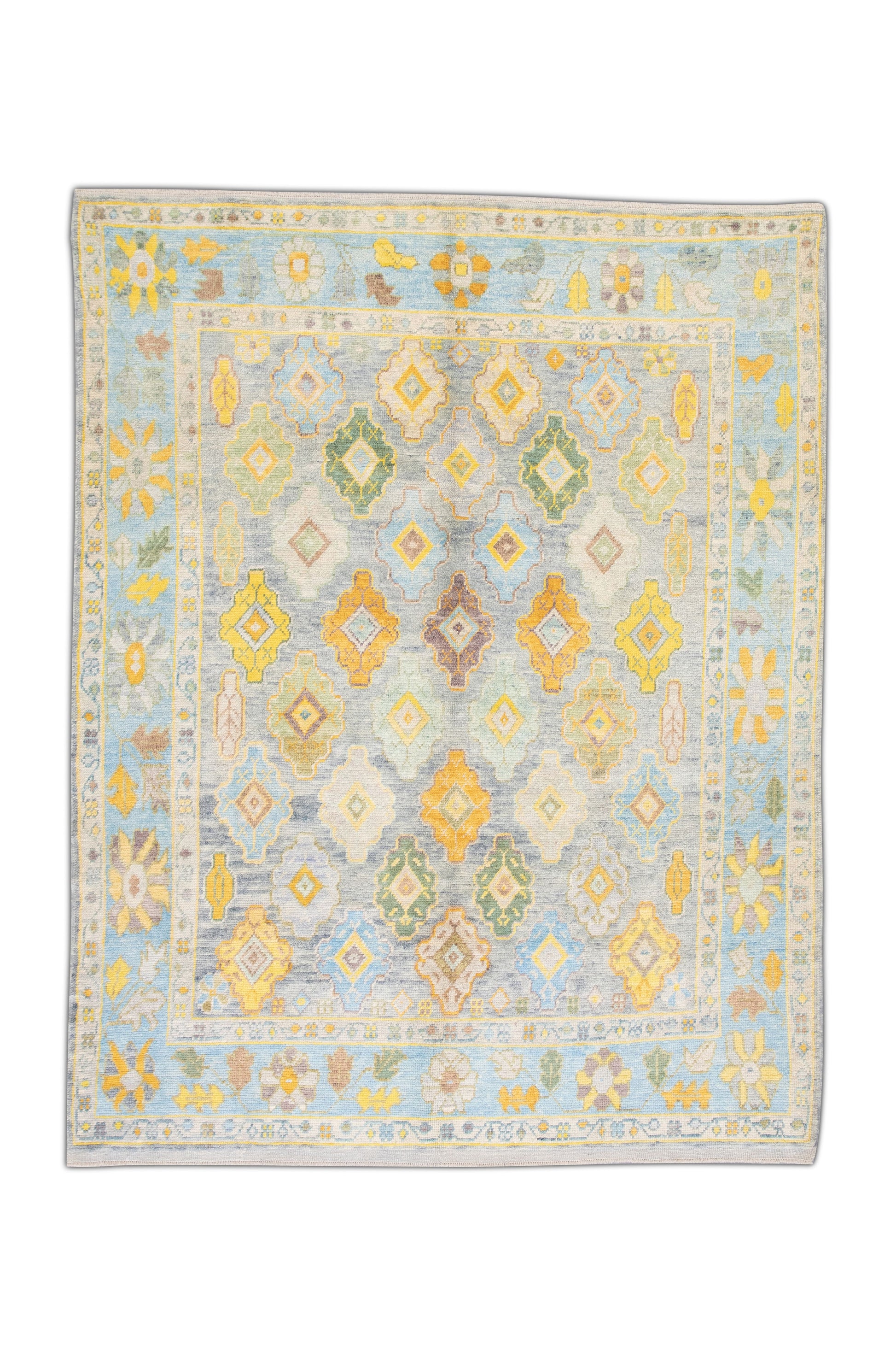 Turkish Oushak Rug 8'1" x 9'10" #4520