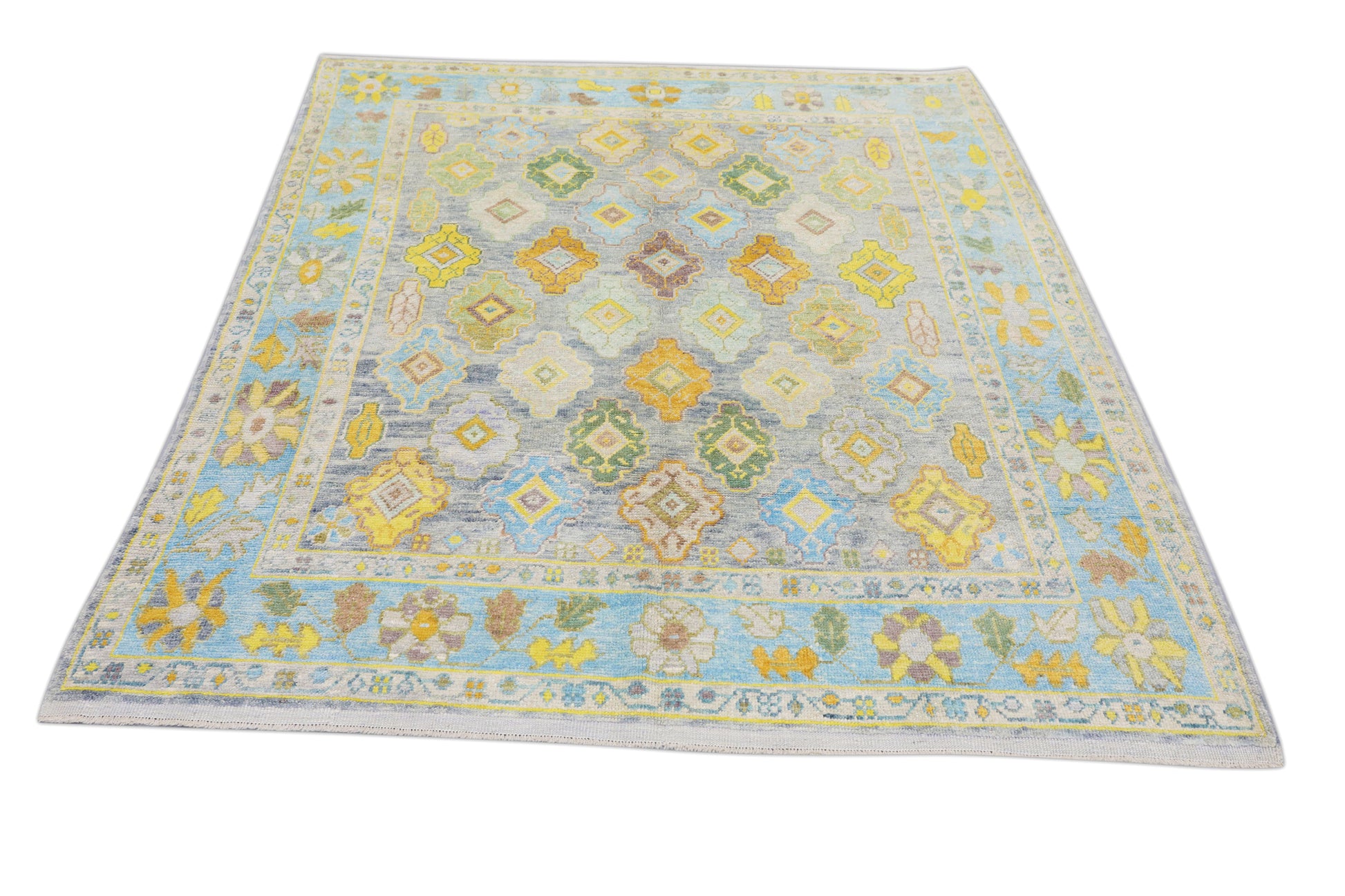 Turkish Oushak Rug 8'1" x 9'10" #4520