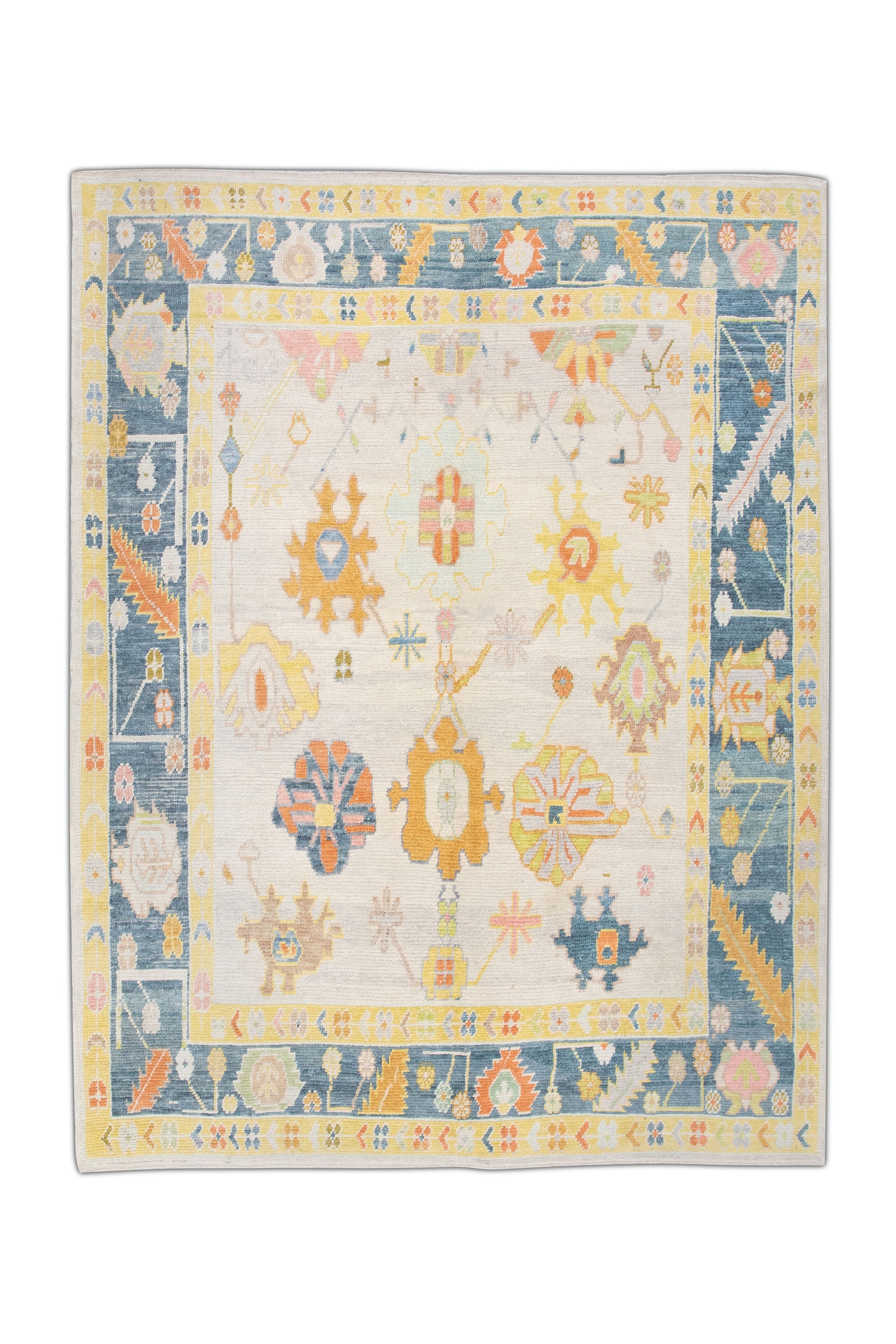 Turkish Oushak Rug 8'6" x 10'10" #4518