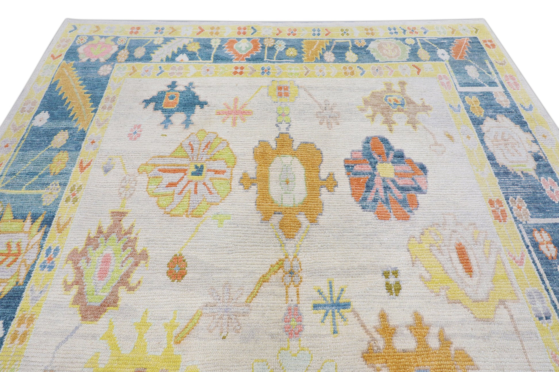 Turkish Oushak Rug 8'6" x 10'10" #4518