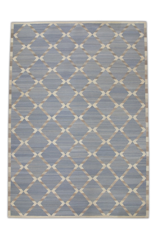 #6908 Oriental Flat Weave Turkish Kilim 10'4" x 14'5"