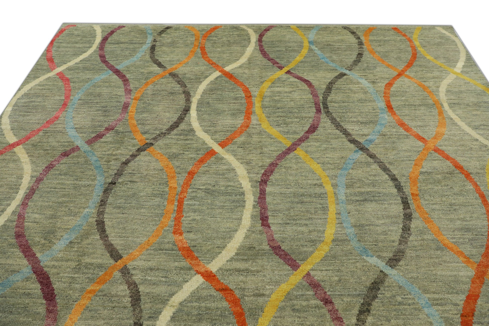 Turkish Tulu Rug Hand Knotted 8'3" x 10'3" #M-1029