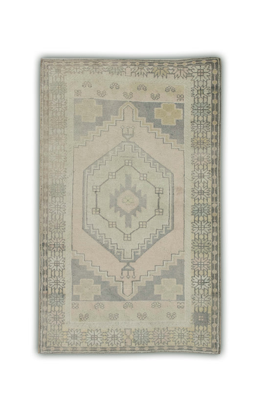 #70 Turkish Vintage Anatolian Rug  3'4" x 5'7"