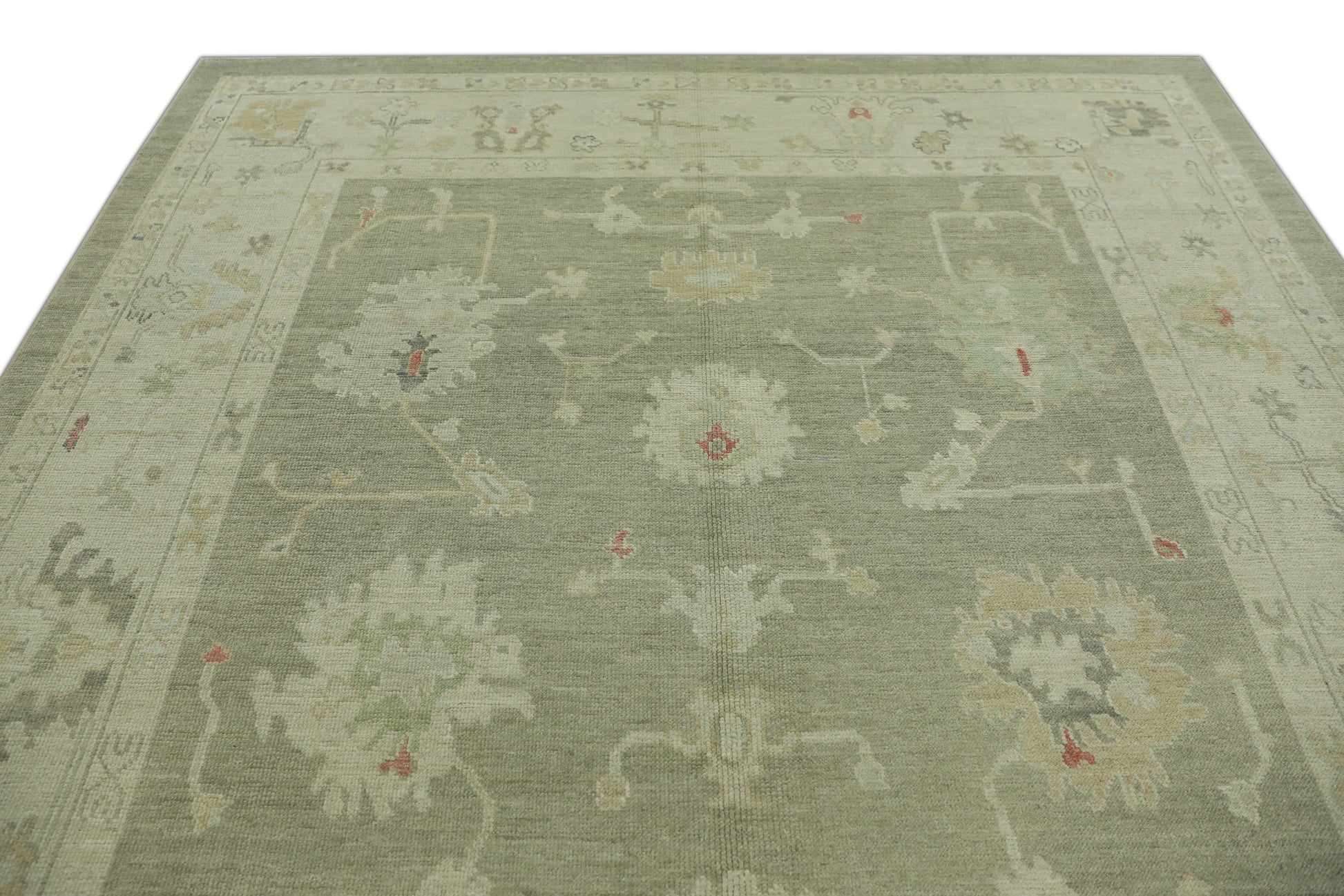 Turkish Oushak Rug 8'1" x 10'1" #70