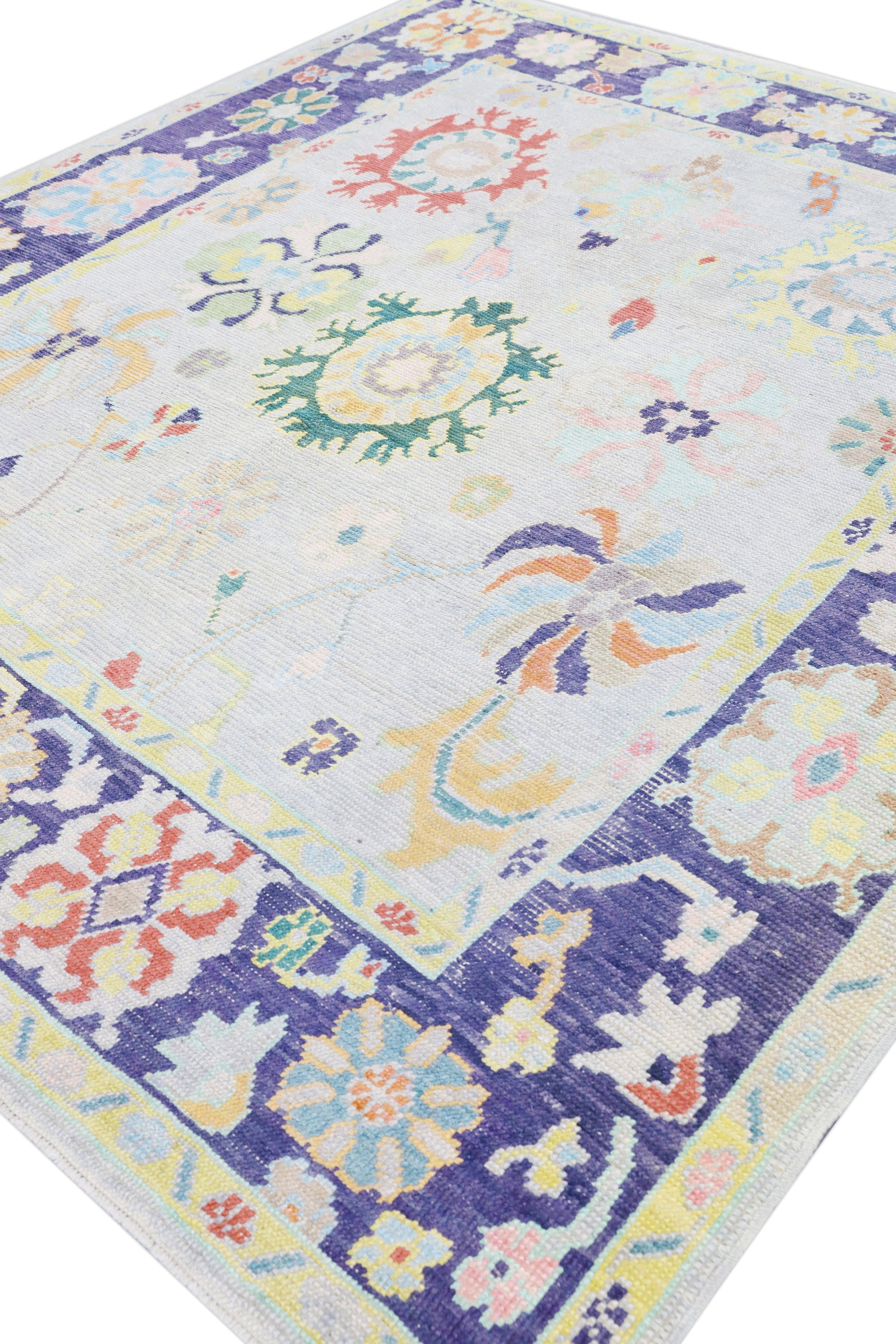 Turkish Oushak Rug 8'5" x 9'10" #4512