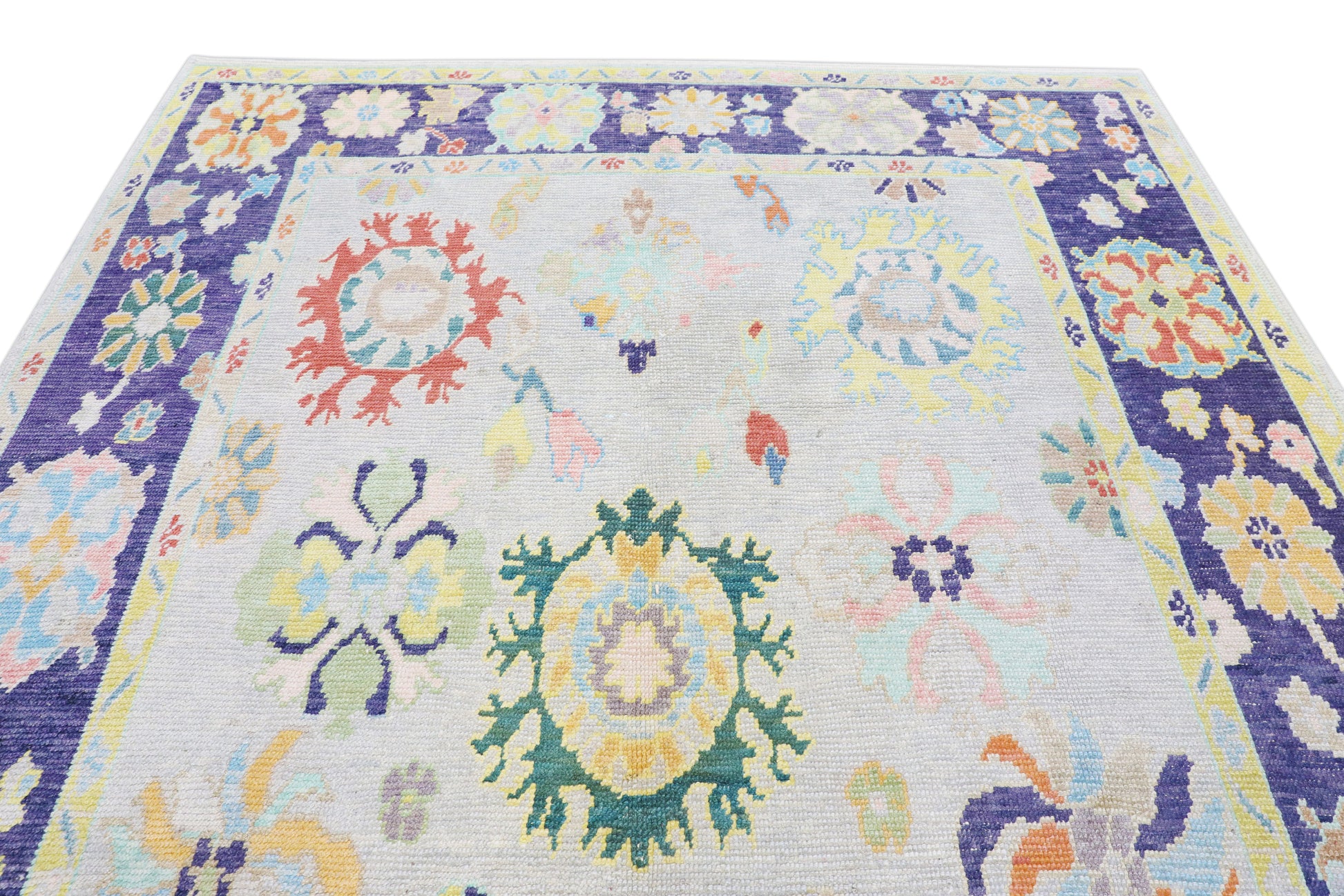 Turkish Oushak Rug 8'5" x 9'10" #4512