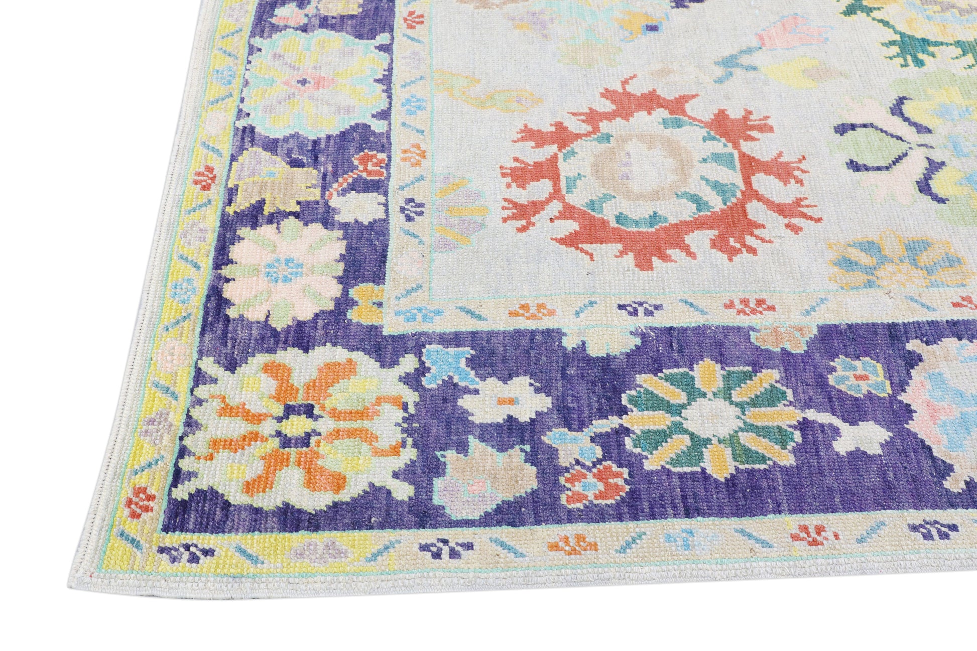 Turkish Oushak Rug 8'5" x 9'10" #4512