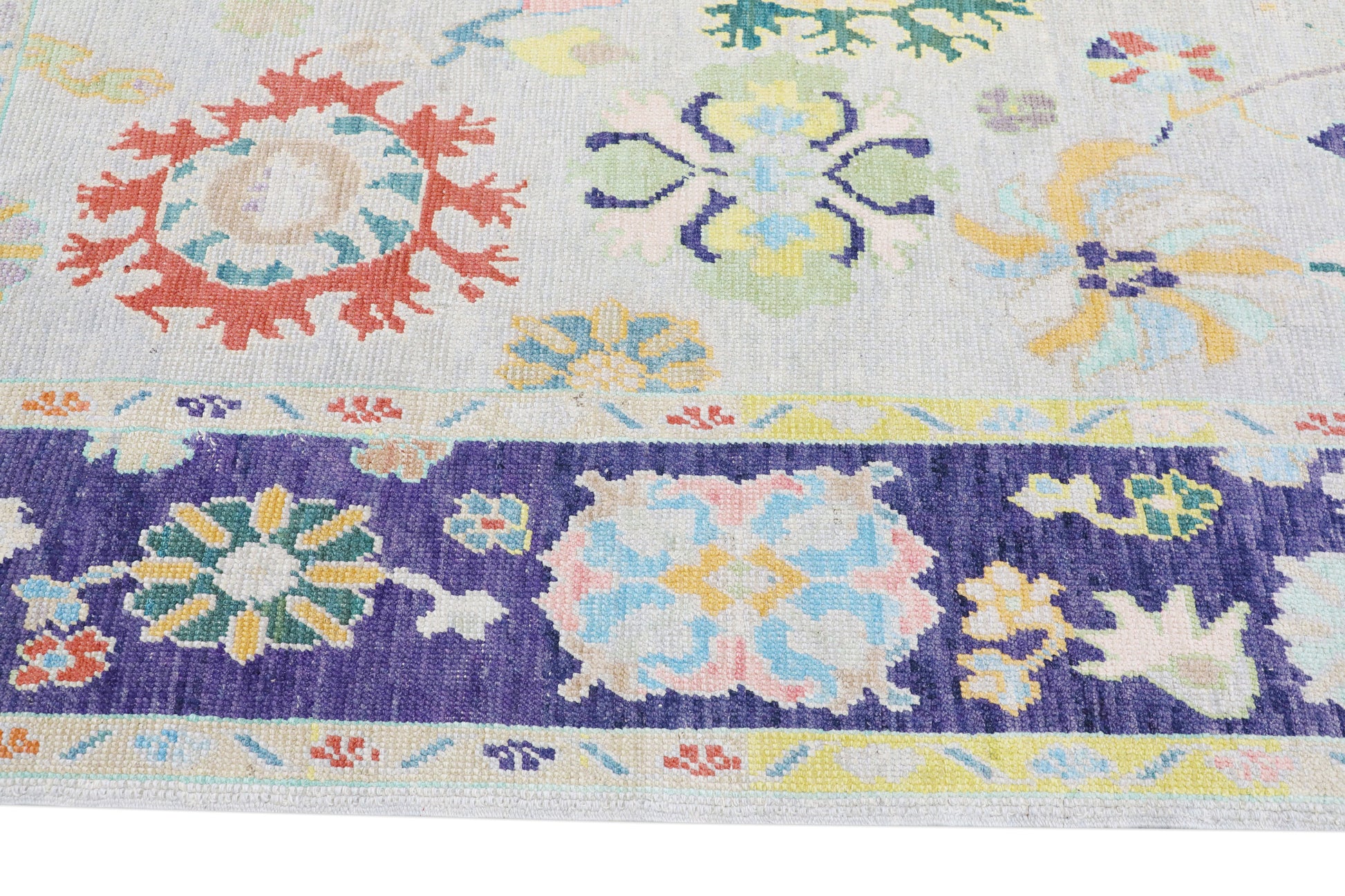 Turkish Oushak Rug 8'5" x 9'10" #4512