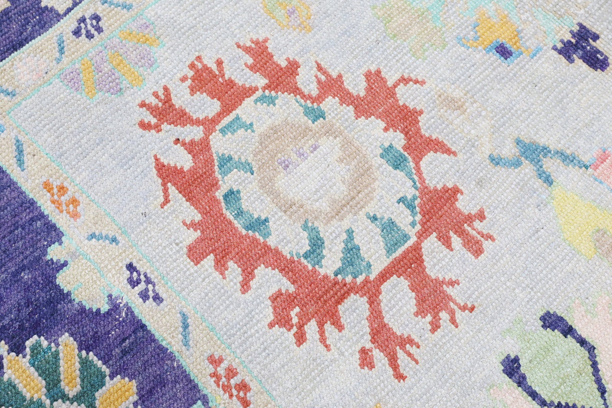 Turkish Oushak Rug 8'5" x 9'10" #4512