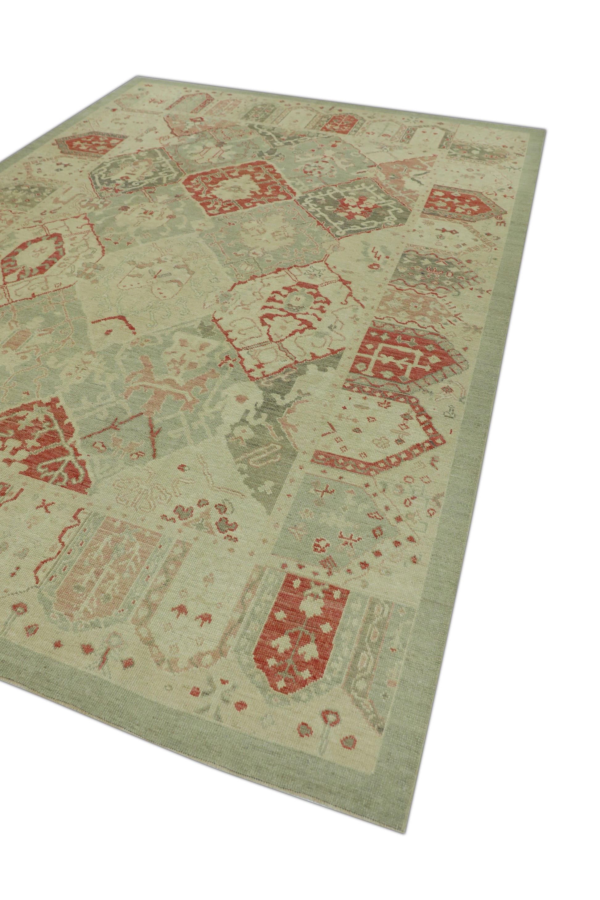 Turkish Oushak Rug 9'2" x 12'4" #90