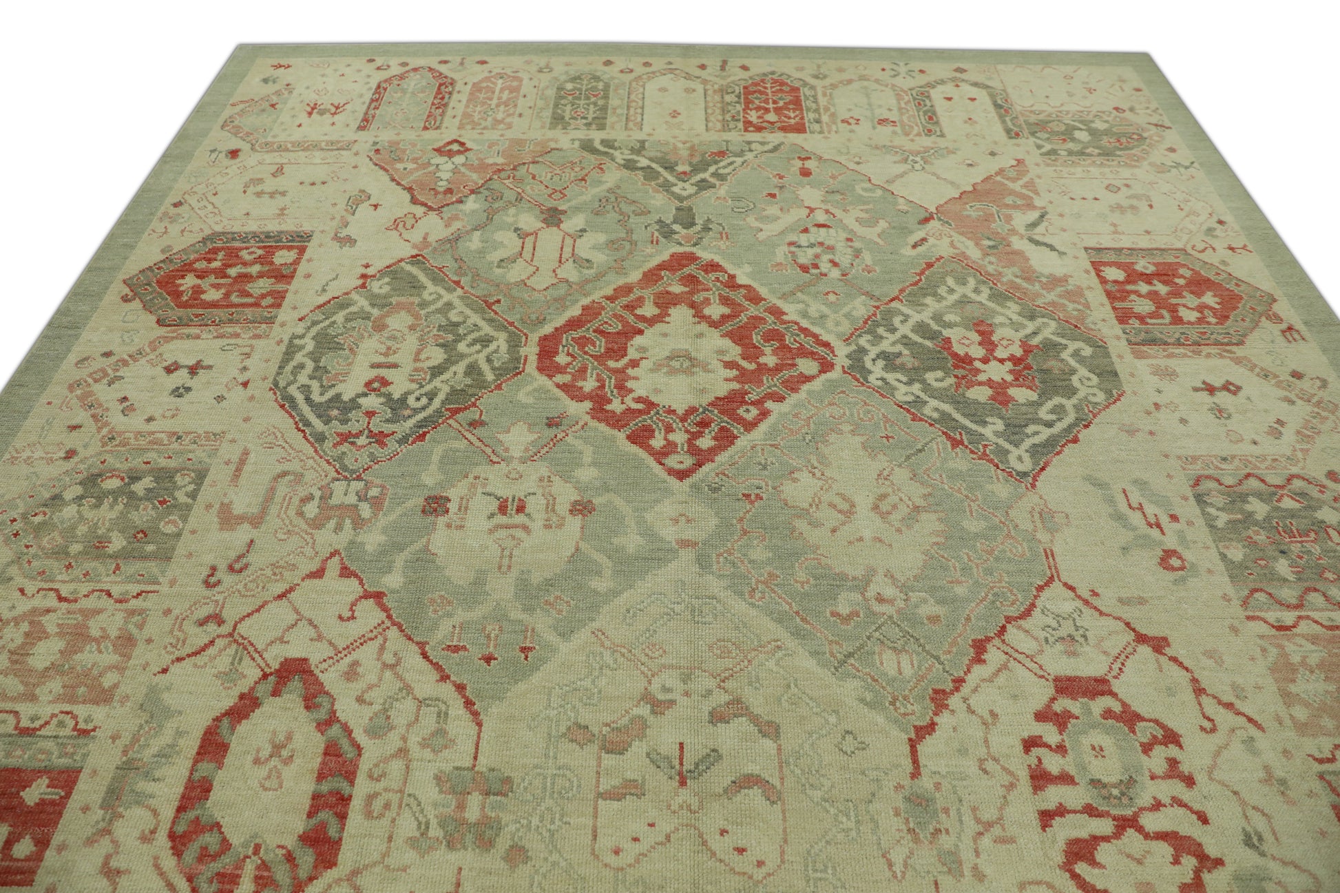 Turkish Oushak Rug 9'2" x 12'4" #90