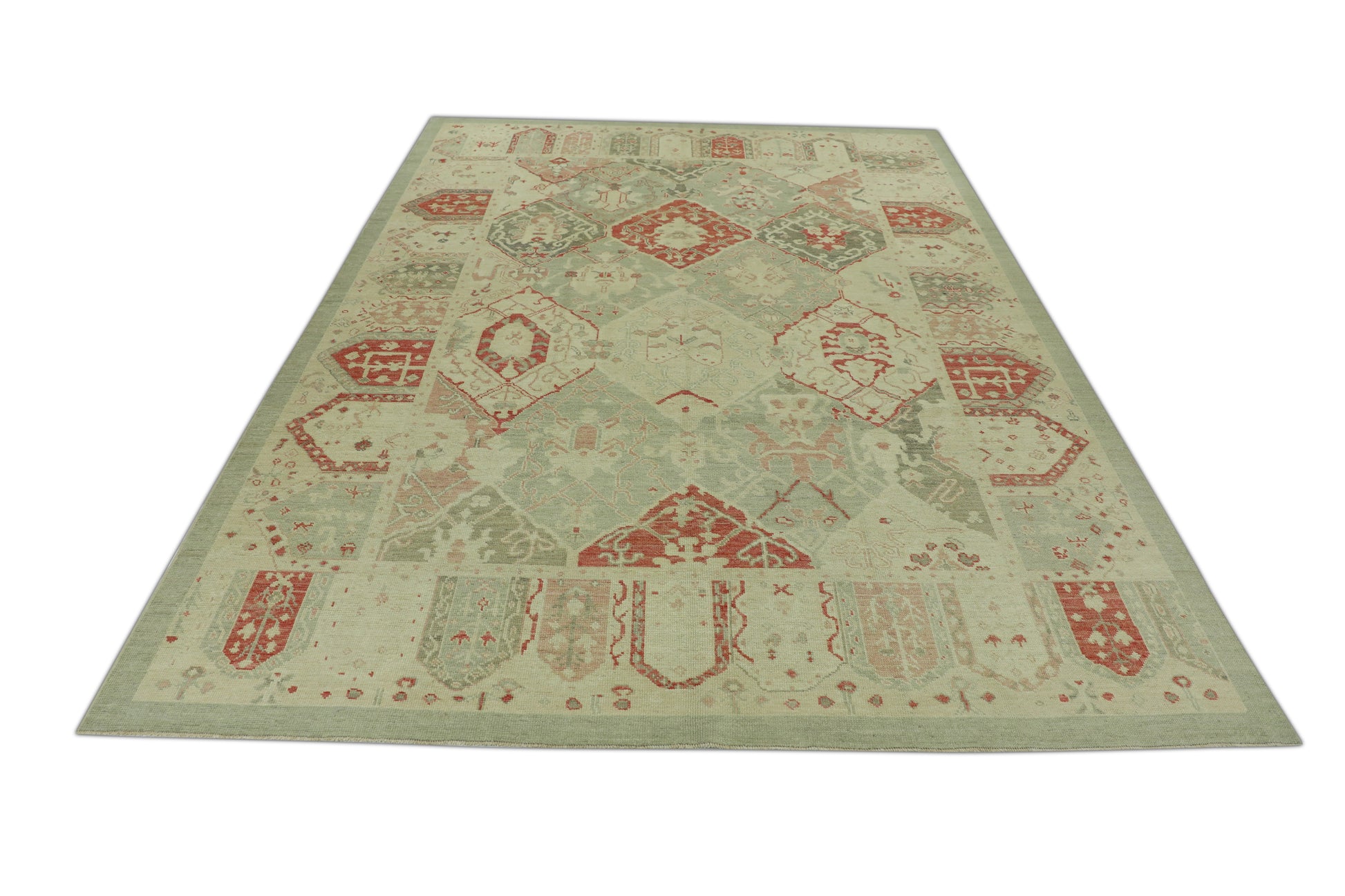 Turkish Oushak Rug 9'2" x 12'4" #90