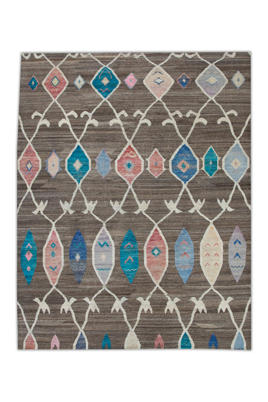 #6025 Oriental Flat Weave Turkish Kilim 9'10" x 12'3"