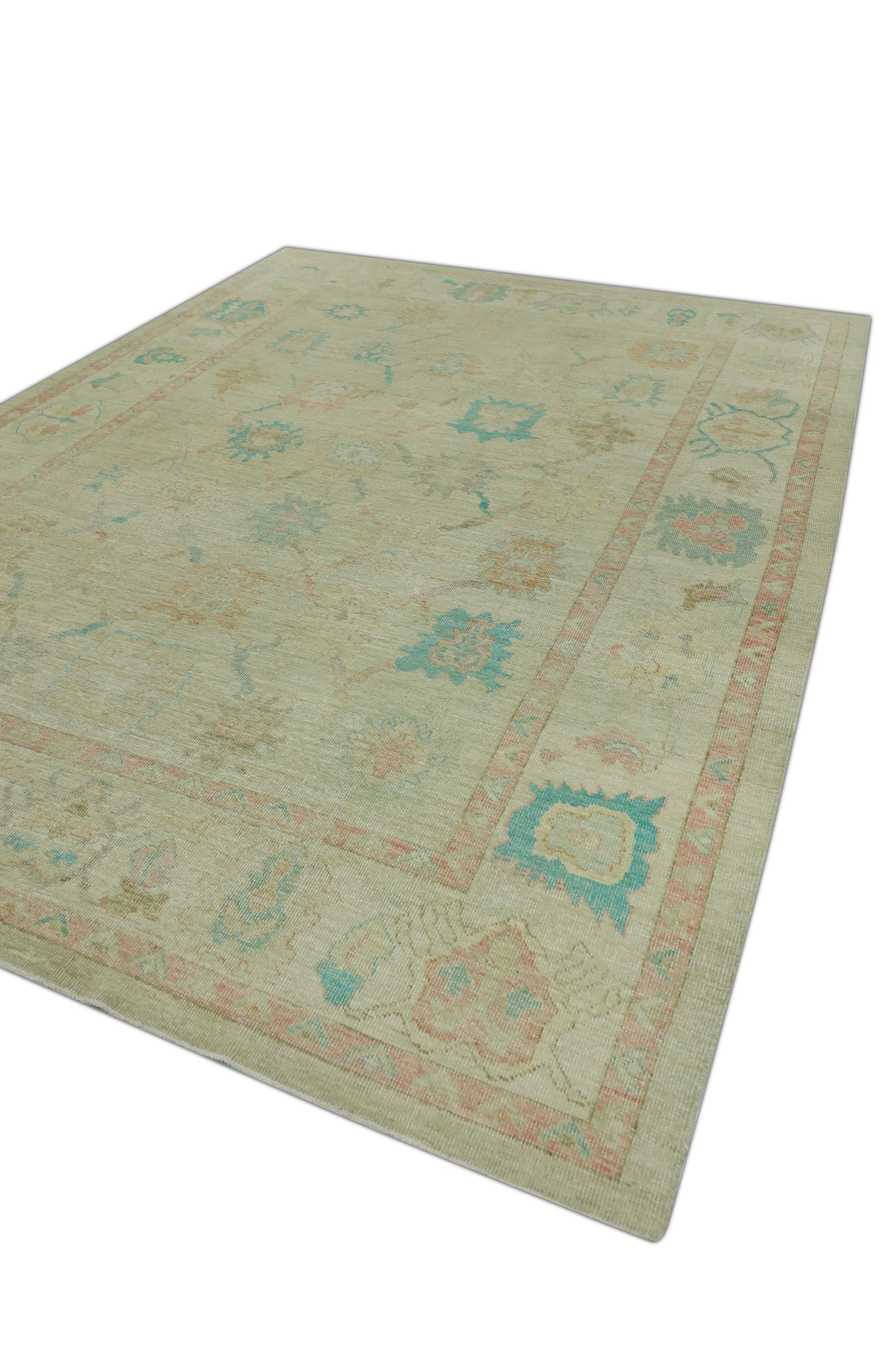 Turkish Oushak Rug 9'2" x 12'4" #1409
