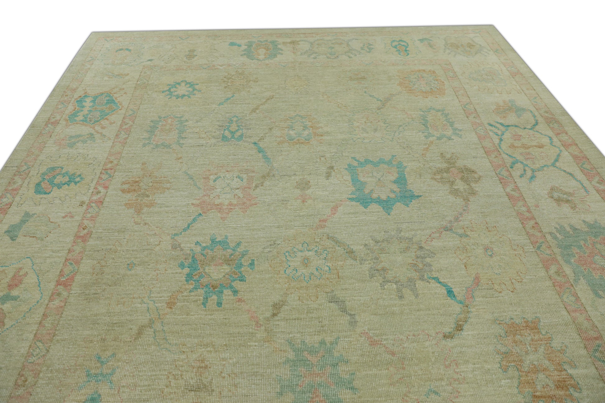 Turkish Oushak Rug 9'2" x 12'4" #1409